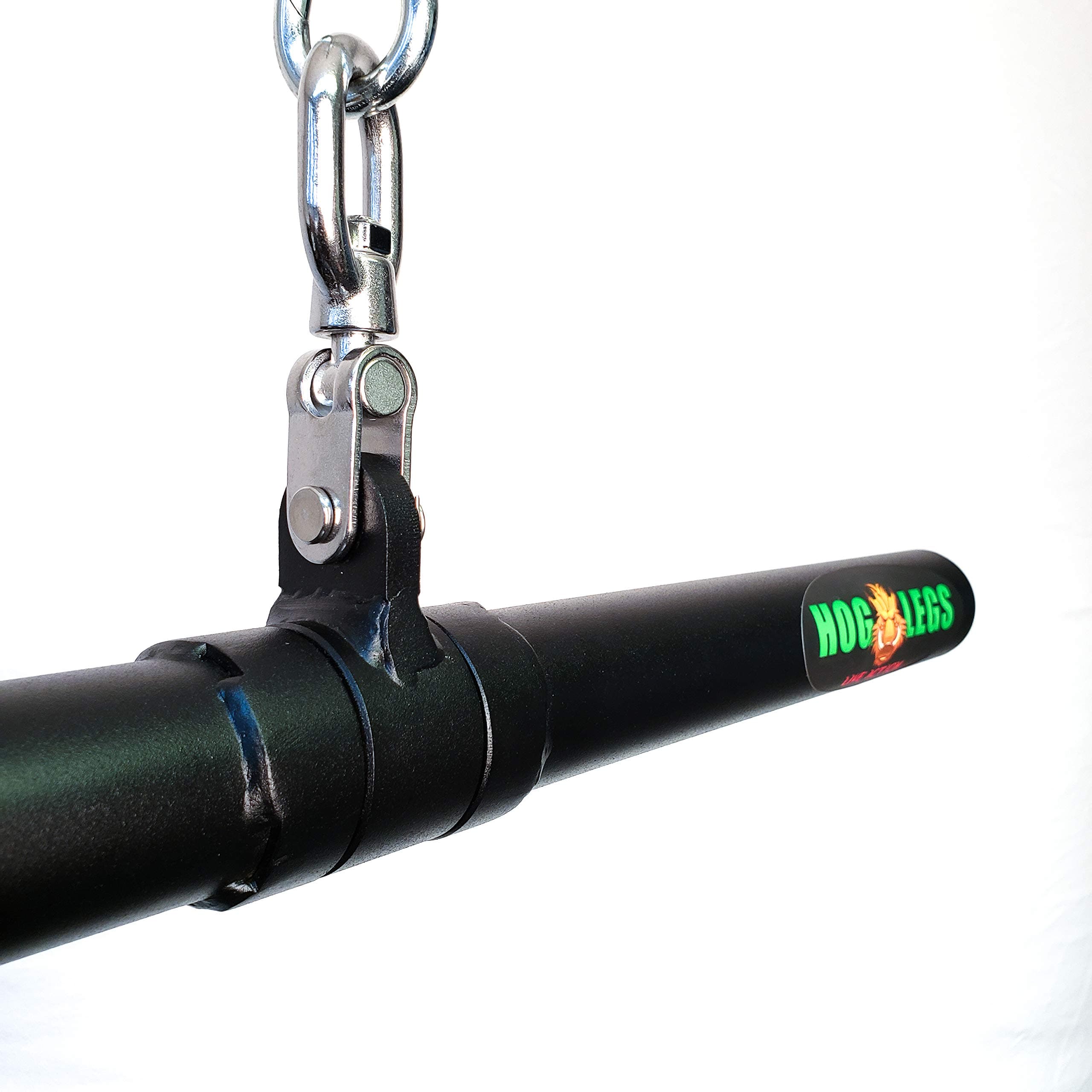 'Ham Hock Revolution' Fat Bar for Triceps & Curl Workouts with Revolving Center & 'Live Action' Swivel!