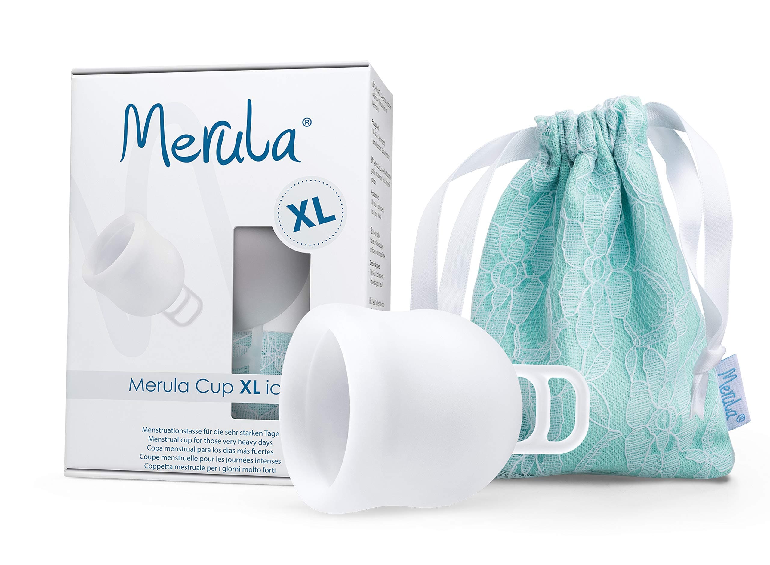 Merula Cup XL ice - The Menstrual Cup for Very Heavy Flow Days