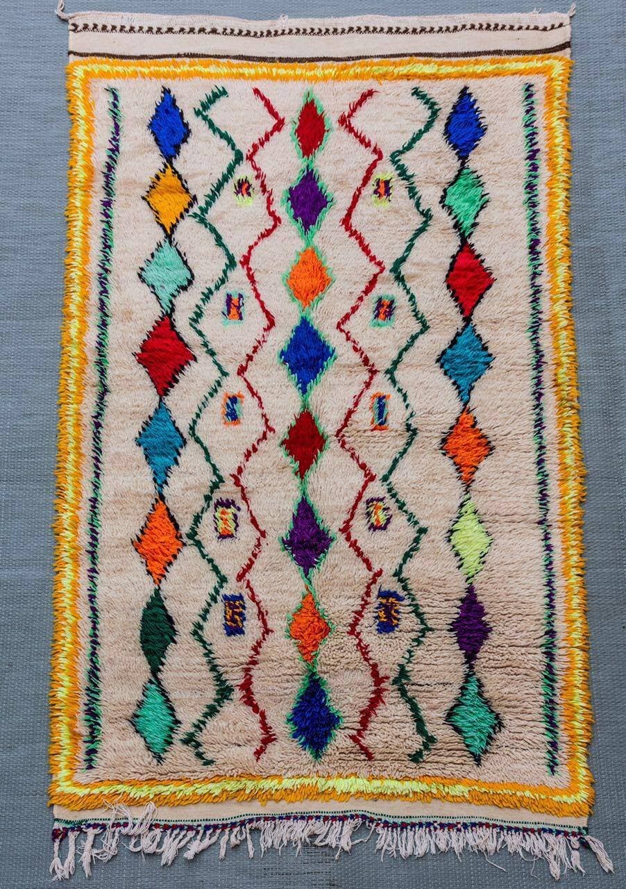 Sunshine - Authentic handmade Moroccan"Azilal" Rug