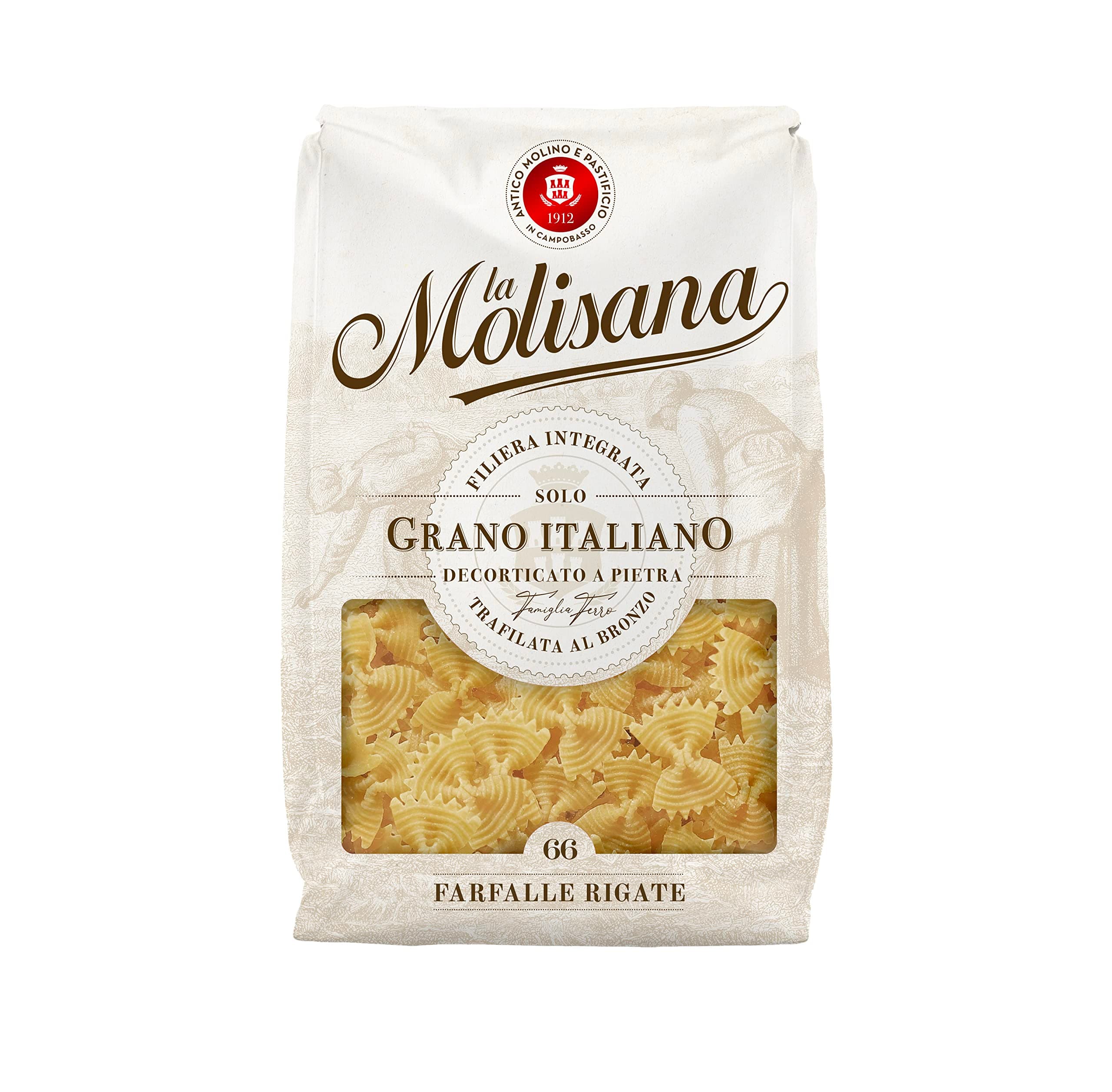 La MolisanaNo.66 Farfalle Rigate 500g