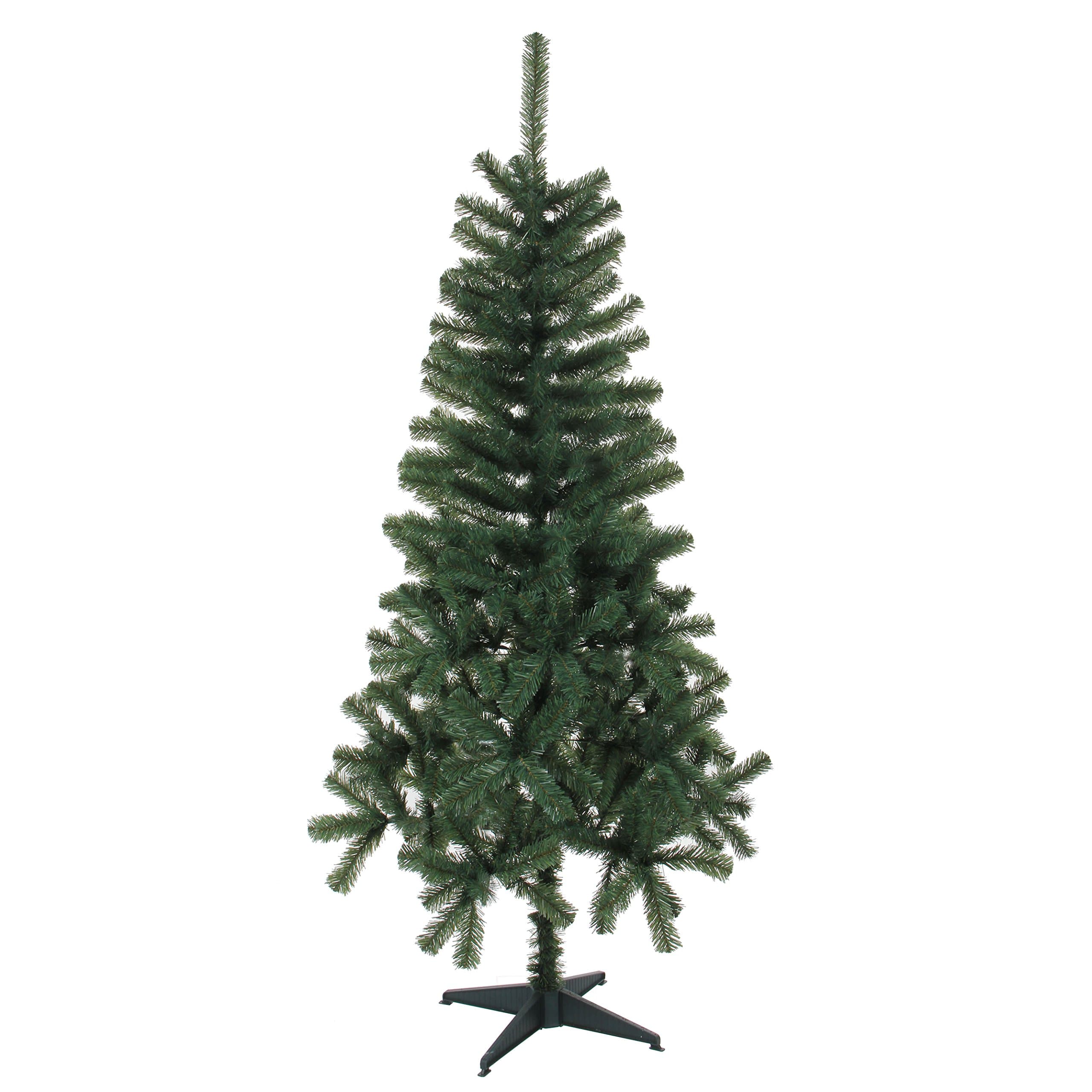 Black Box Trees 379035–01 Artificial Christmas Tree, Jura, height: 155 CM; diameter: 78 CM Branches PVC Needle 266, plastic stand