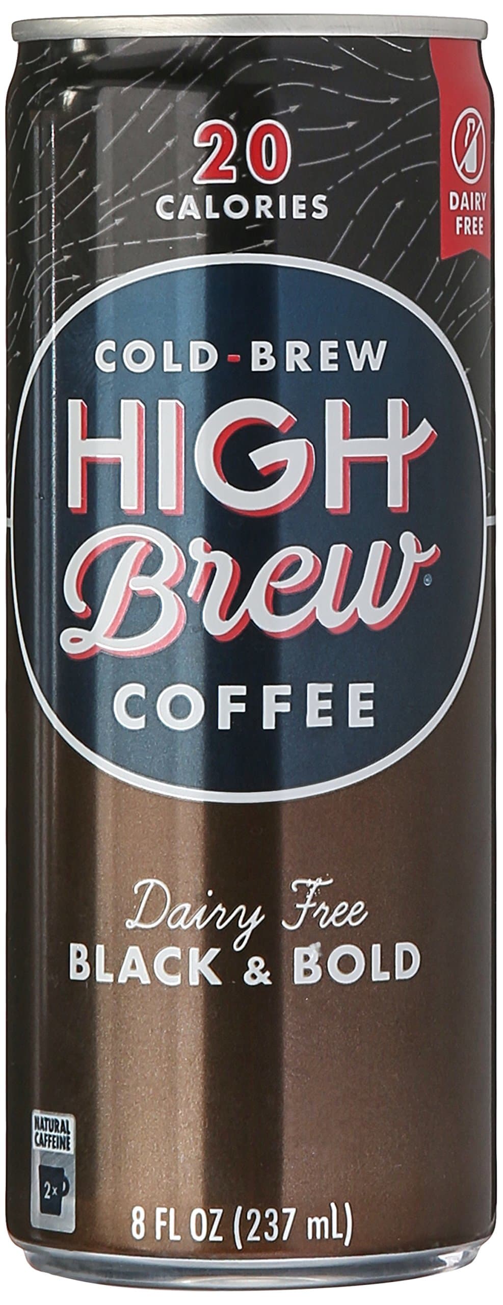 High Brew CoffeeCold Brew, Dairy Free Black & Bold, 8 Fl Oz