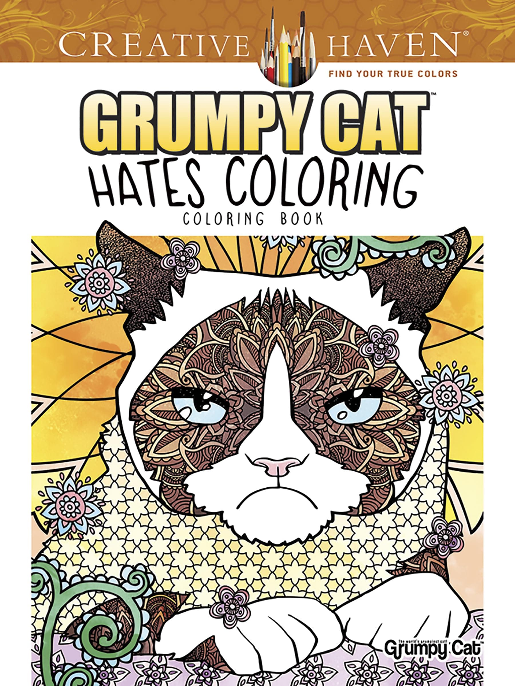 Creative Haven Grumpy Cat Hates Coloring (Adult Coloring Books: Pets)