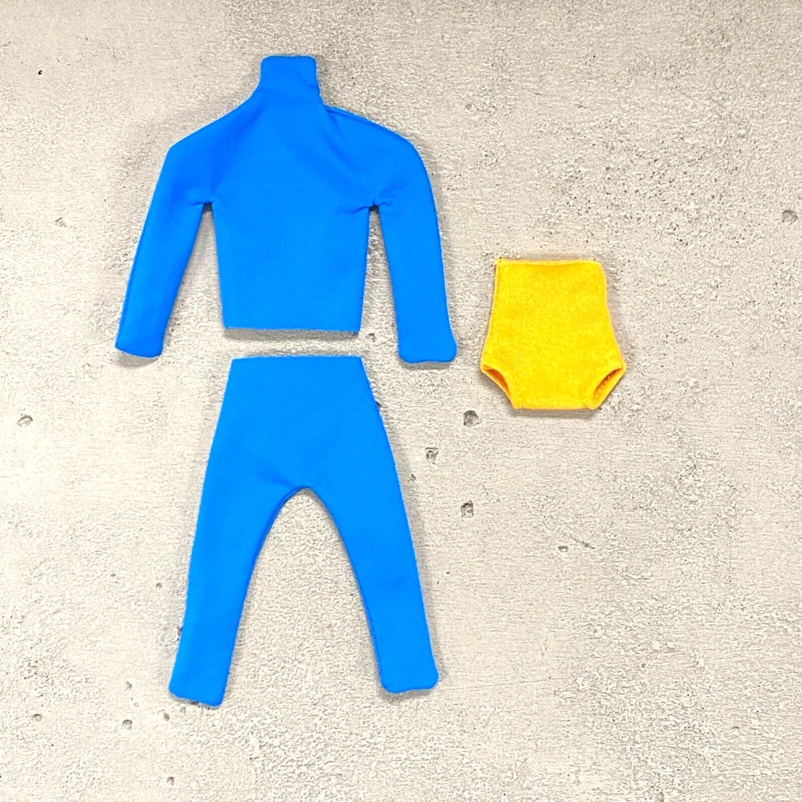 FIGLot 1/12 Scale Miniature Custom Handmade Body Suit kit for 6 inch Hasbro Marvel Legends Cyclops