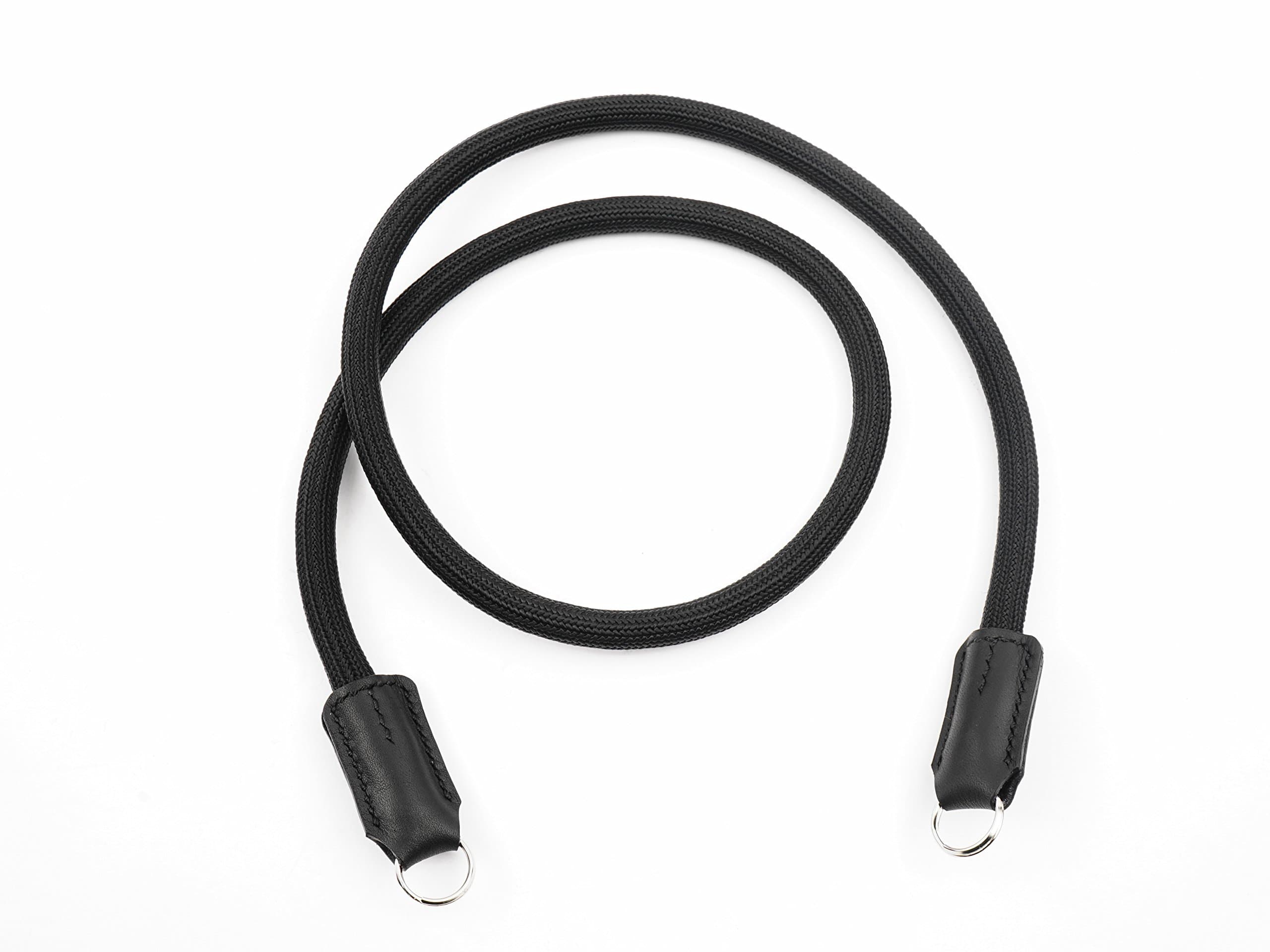 Black Outdoor Cord Camera Neck Hand Made Strap 35.4 inch / 90Cm