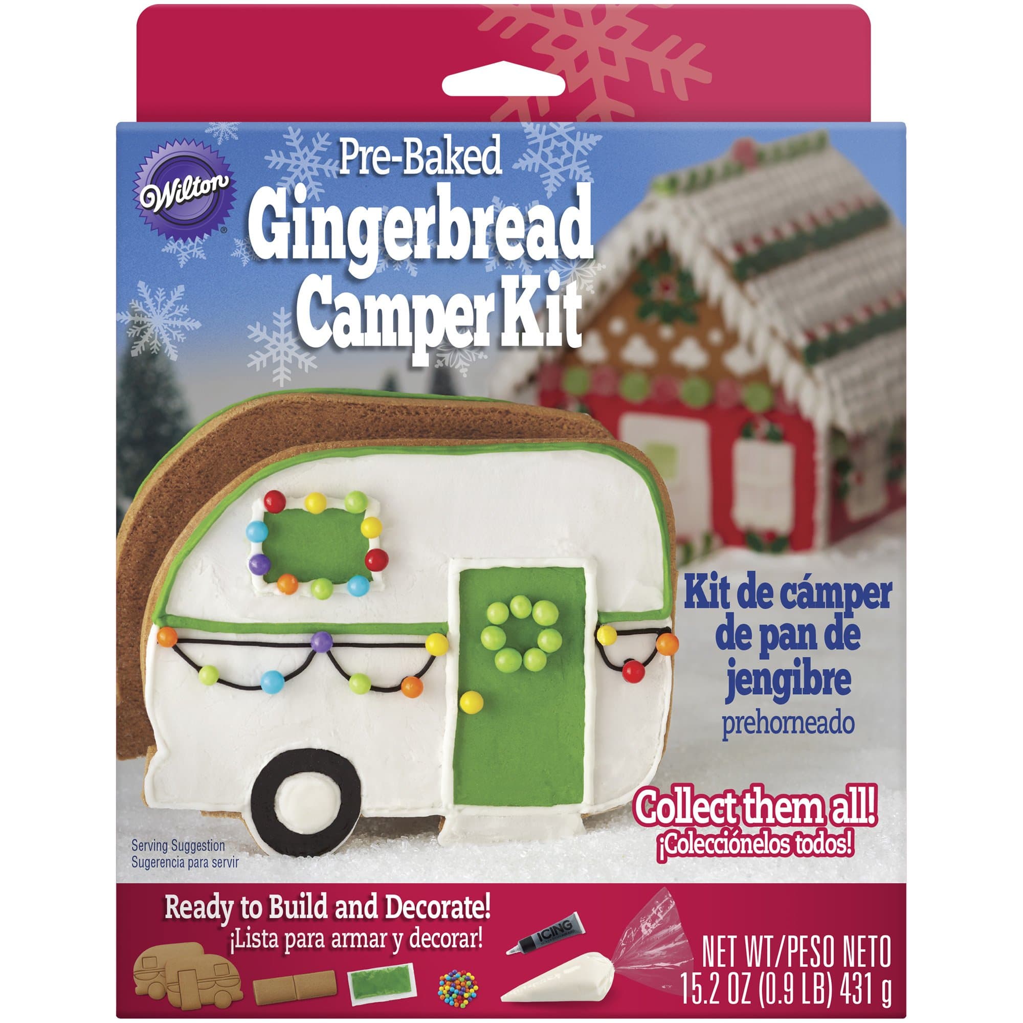 Gingerbread Camper Kit Christmas Kit Wilton