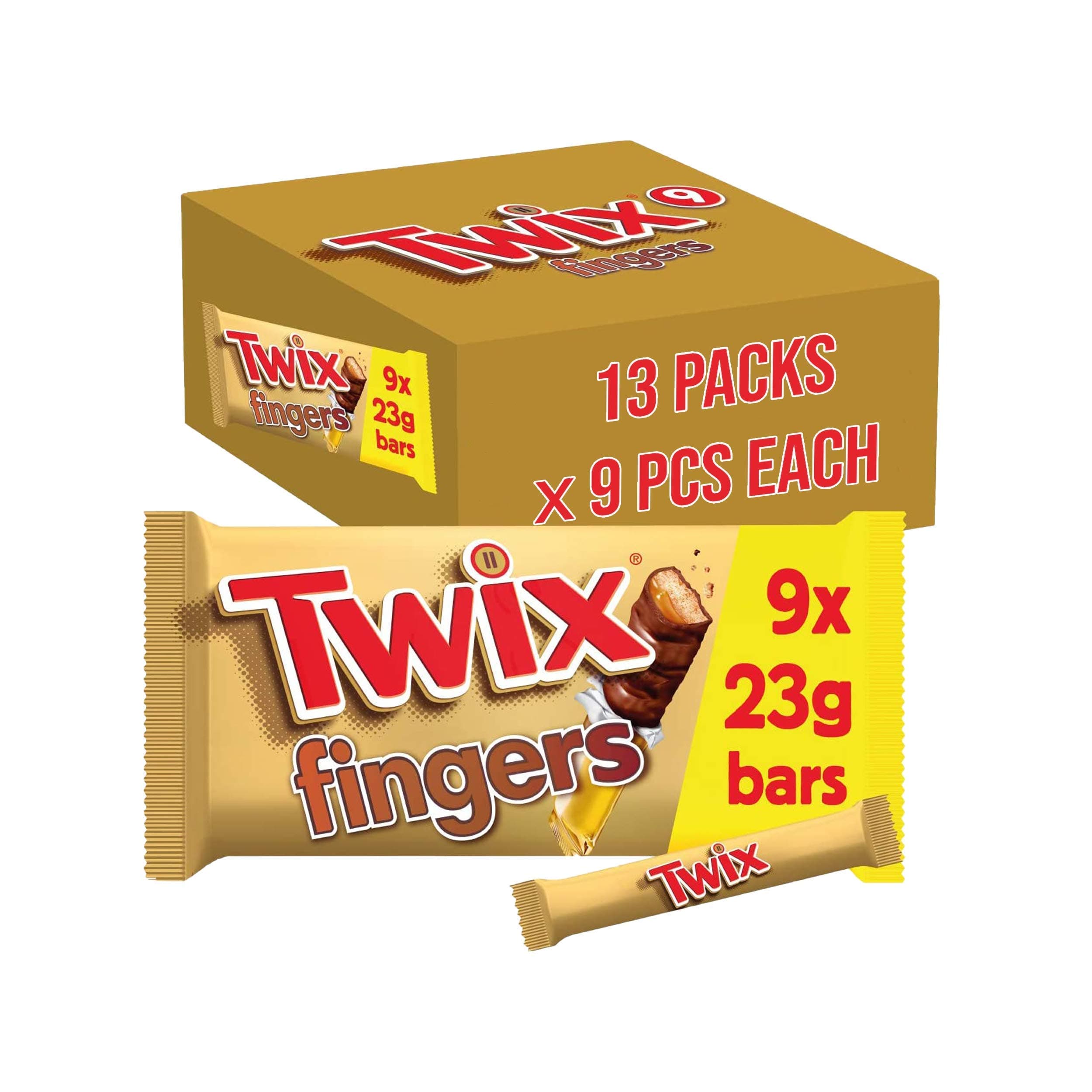 Twix Chocolate Bulk Box, 117 Bars of 23g