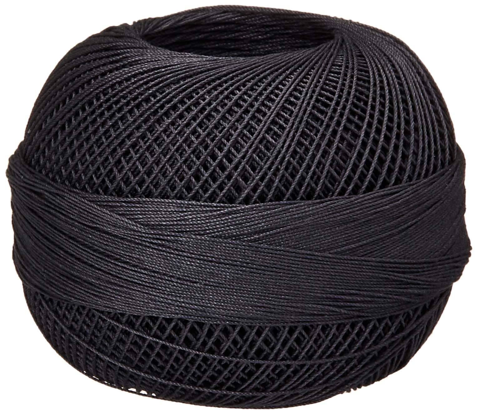 LizbethHandy Hands Premium Cotton Thread, Size 40, Charcoal