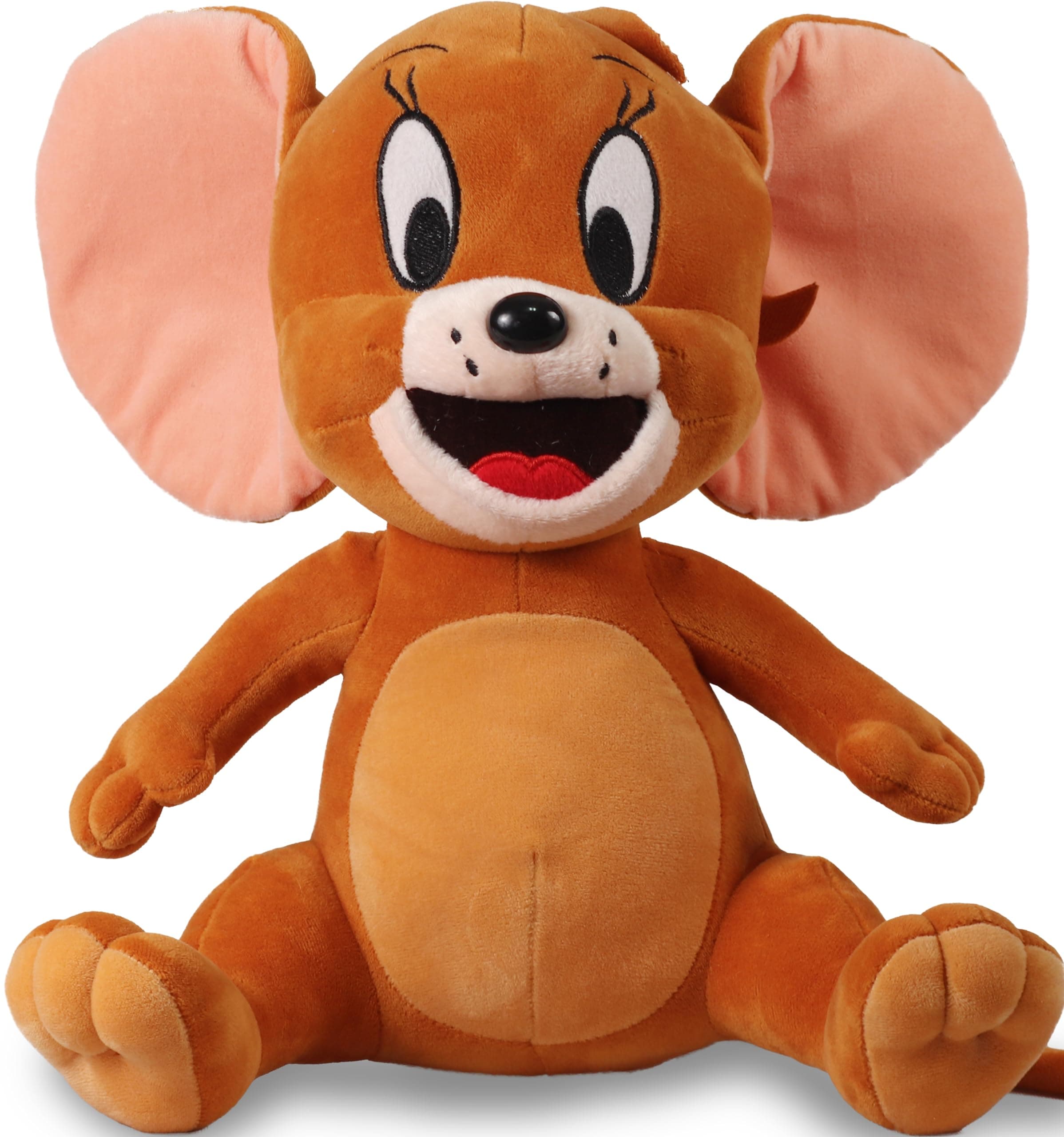 Sponsored Ad - Mirada Official Licensed Tom & Jerry Soft Toy – 30cm | Cute Brown Sitting Jerry Plush Stuffed Character for Kids & Boys | Super Soft Cuddly Toy for Cartoon Fans & Collectors