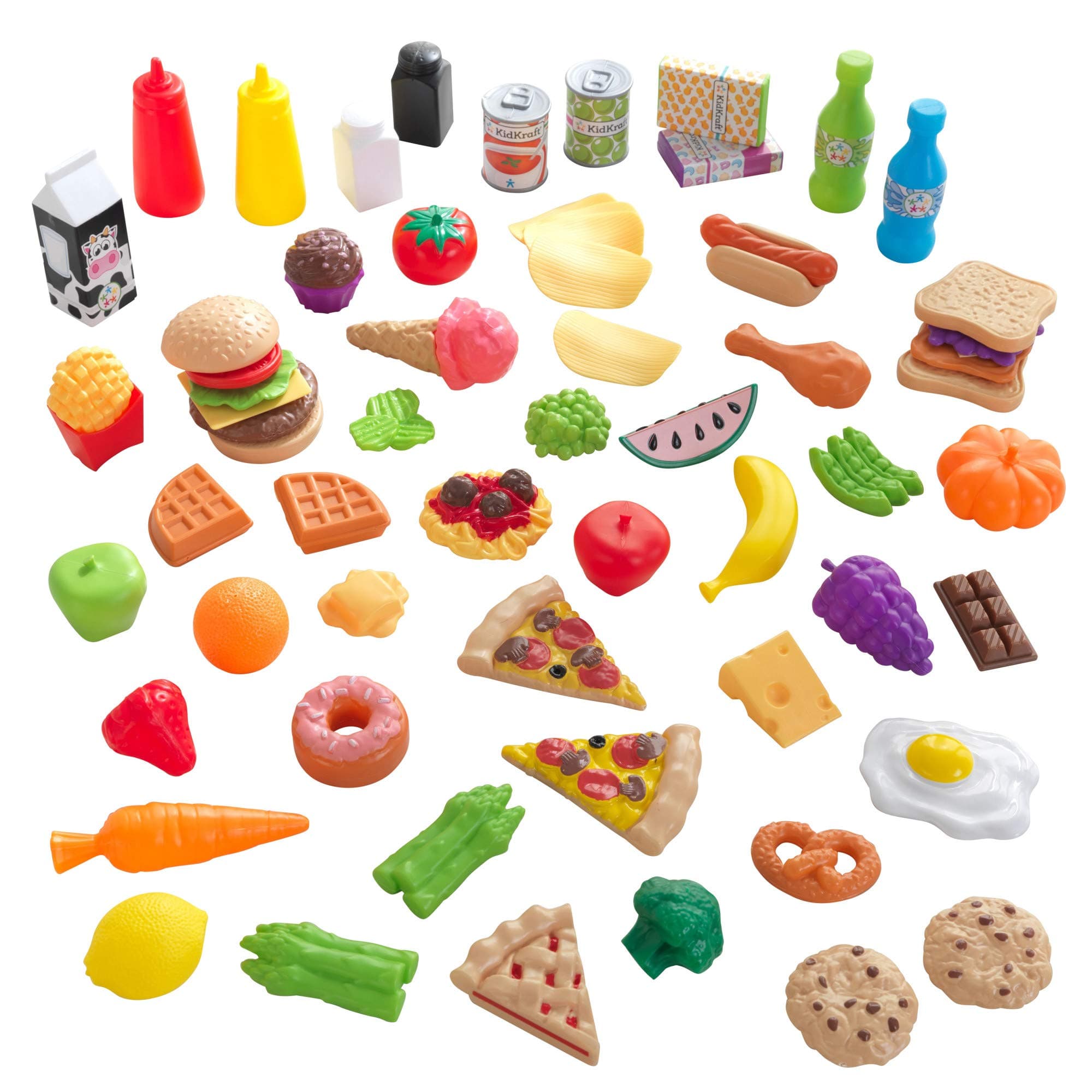 KidKraft 65Pc Pretend Play Food Set Playset