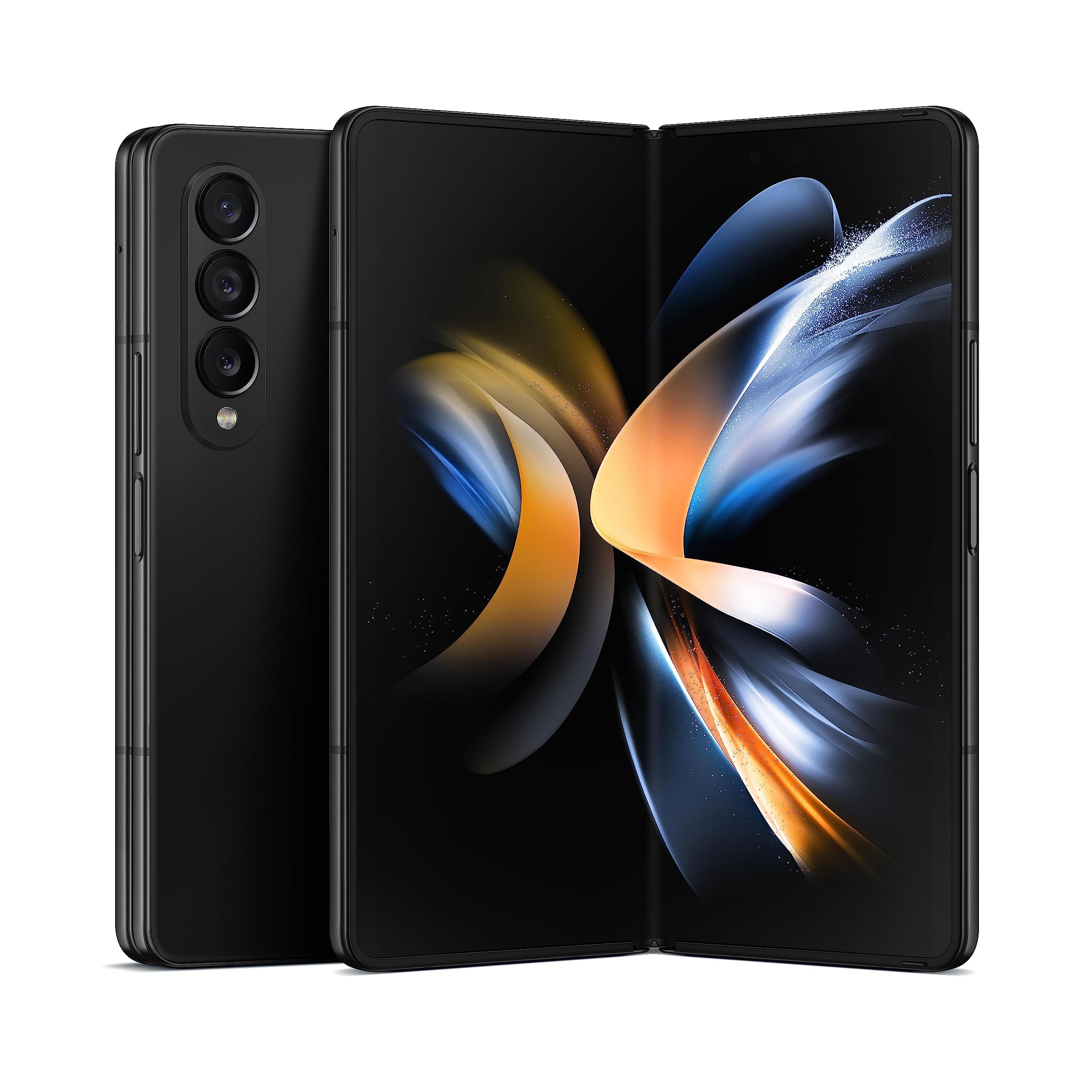 Galaxy Z Fold 4 Cell Phone, Factory Unlocked Android Smartphone, 512GB, Flex Mode, Hands Free Video, Multi Window View, Foldable Display, S Pen Compatible, US Version, 2022, Phantom Black