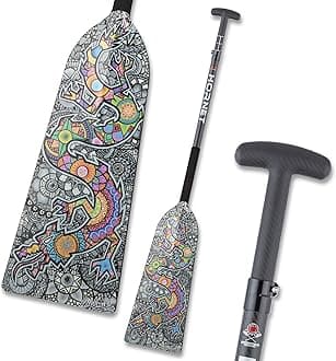Dragon Boat Paddle - Dragon Artist - Adjustable Carbon Fiber Dragon Boat Paddle - IDBF Approved - Dragon Boat Accessories - Dragonboat Paddles