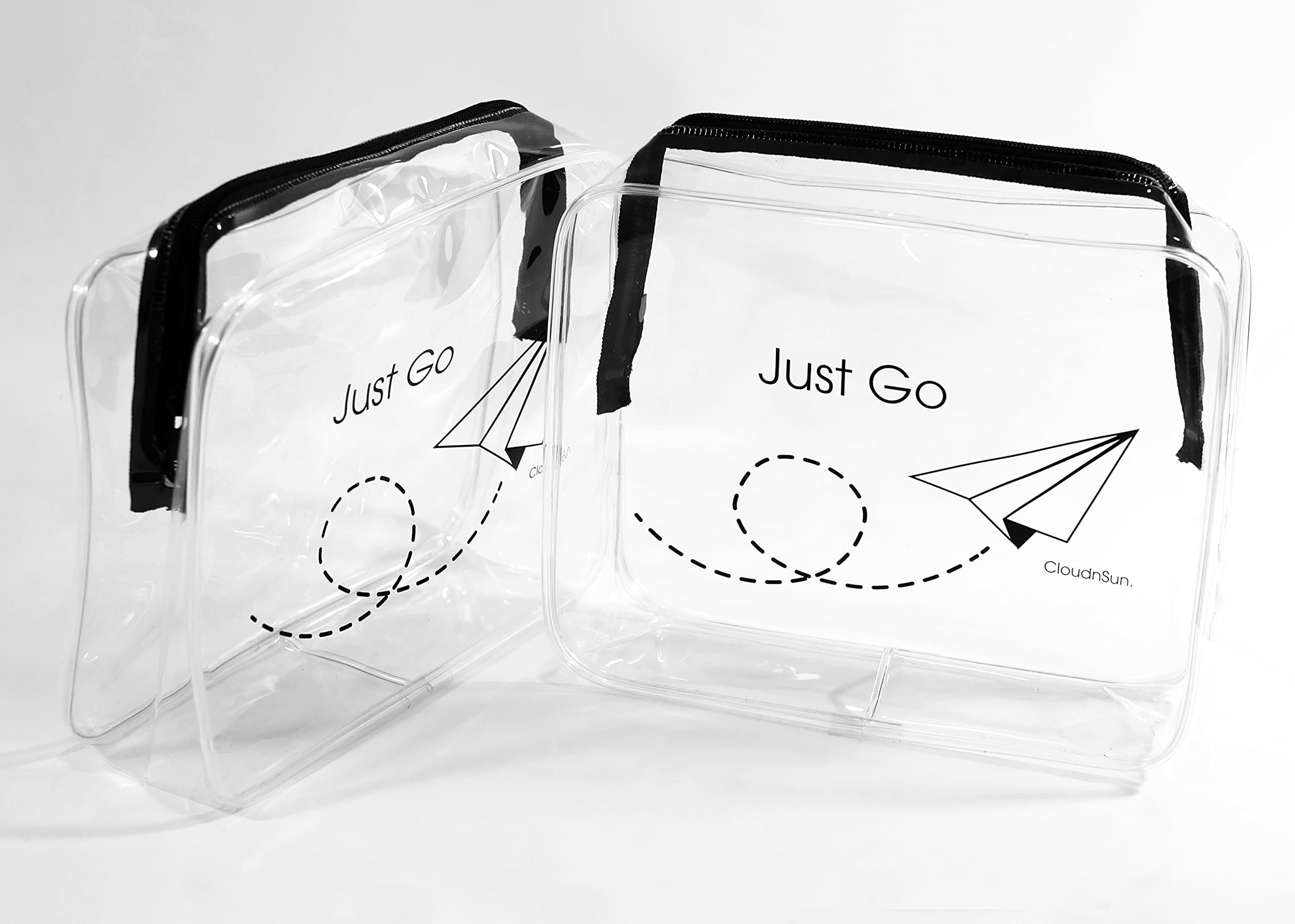 CloudnSun TSA Approved PVC Travel Toiletry Bag