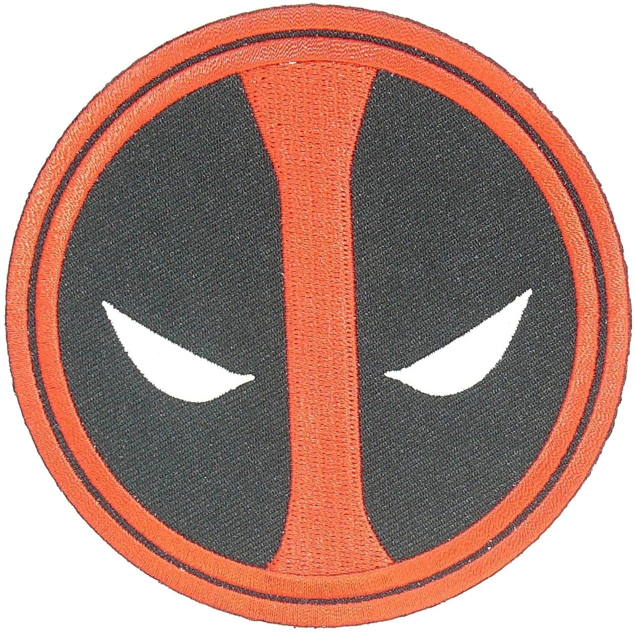Deadpool Movie Patch Marvel Superhero EYES GLOW IN THE DARK PATCH Halloween Robe Costume Embroidery Patch Easy Iron/Sew On