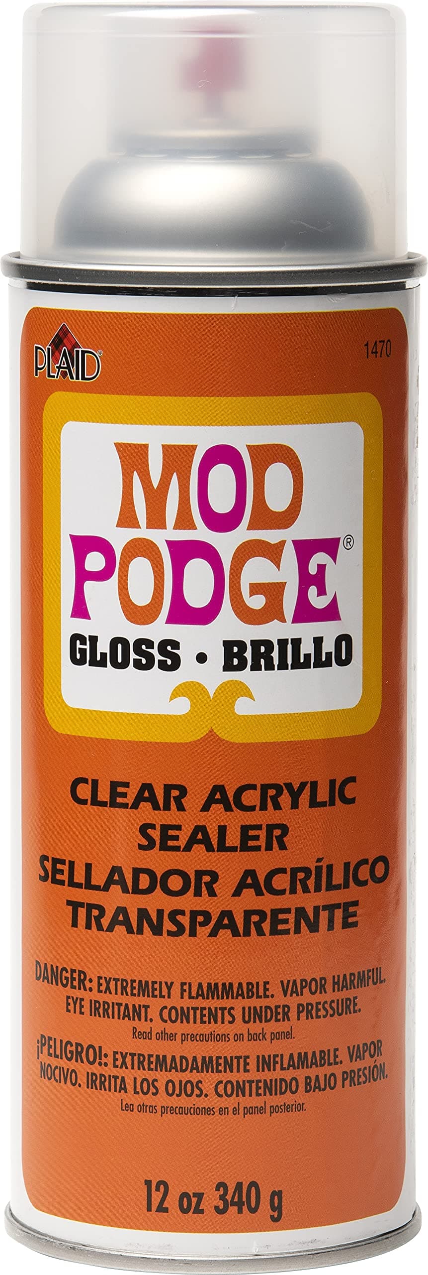 Mod Podge Clear Acrylic Aerosol Sealer 12oz-Gloss