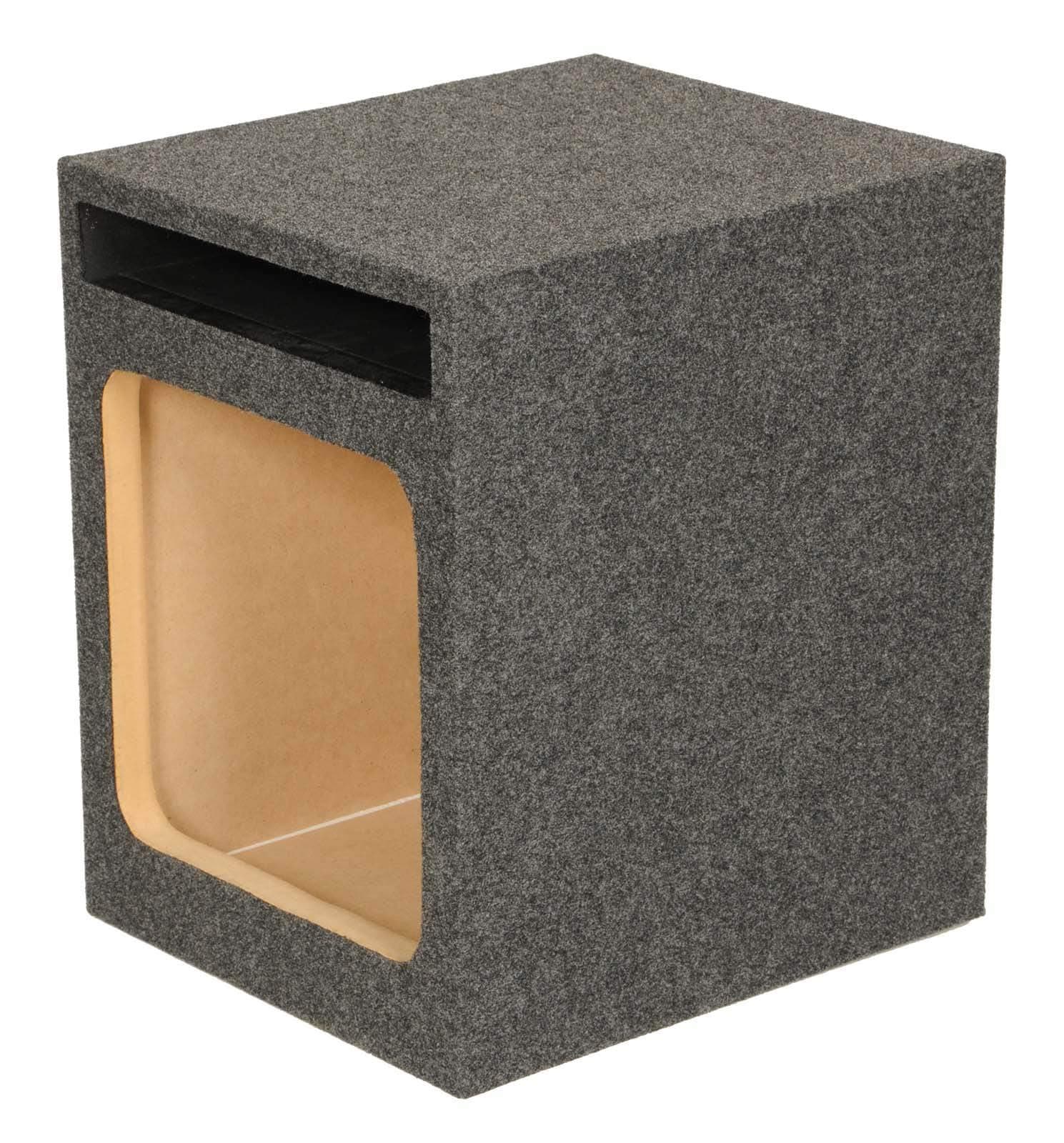 Q Power TheWholesaleHouse Empty Woofer Box Single 12" Square;Vented;Mdf