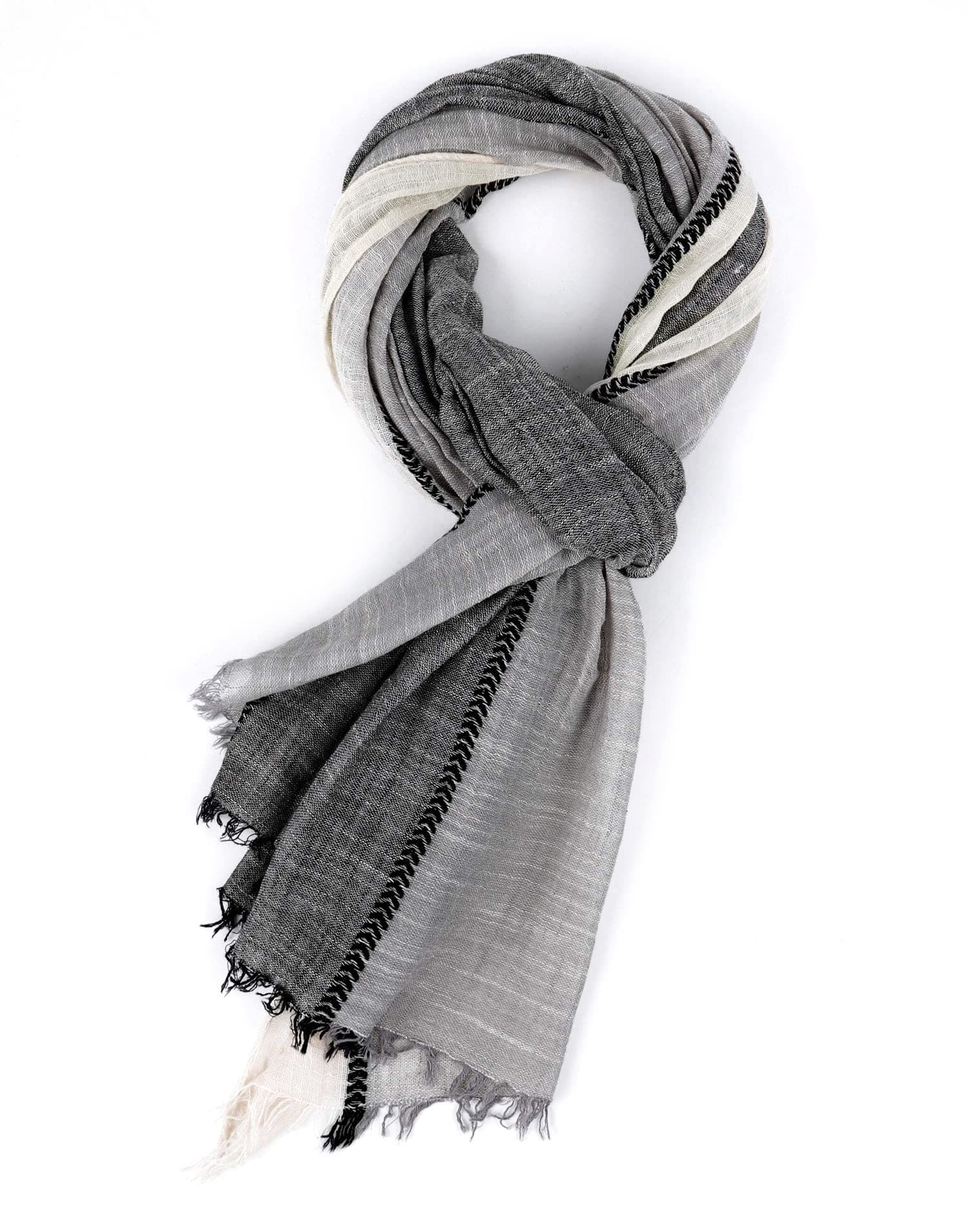 Color Block Spring Scarf for Men Long Neck Wraps Shawl Urbanstyle Scarf Gift for Men