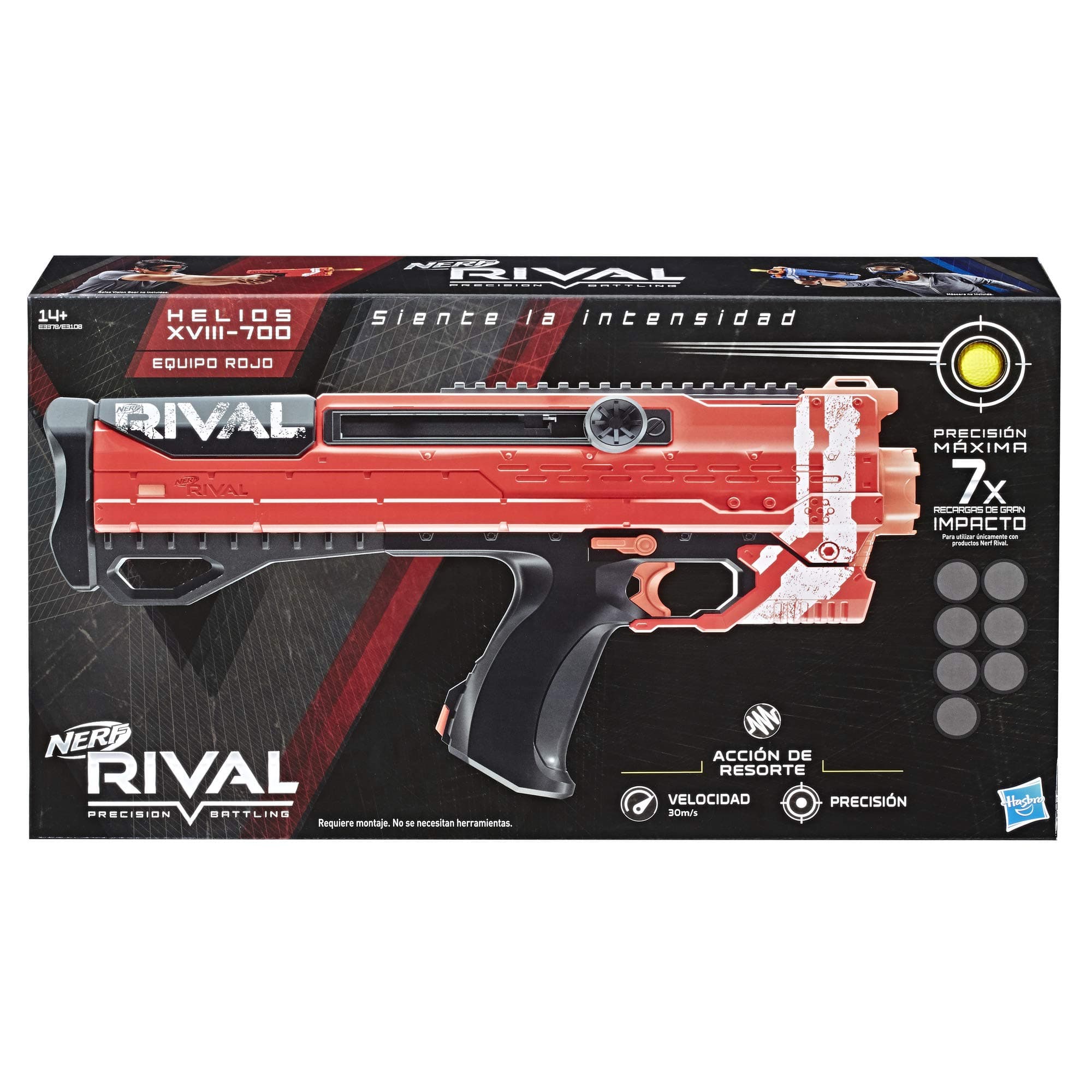 Rival Helios XVIII 700 Red Bolt-Action Blaster for Boys (14+), Red, One Size