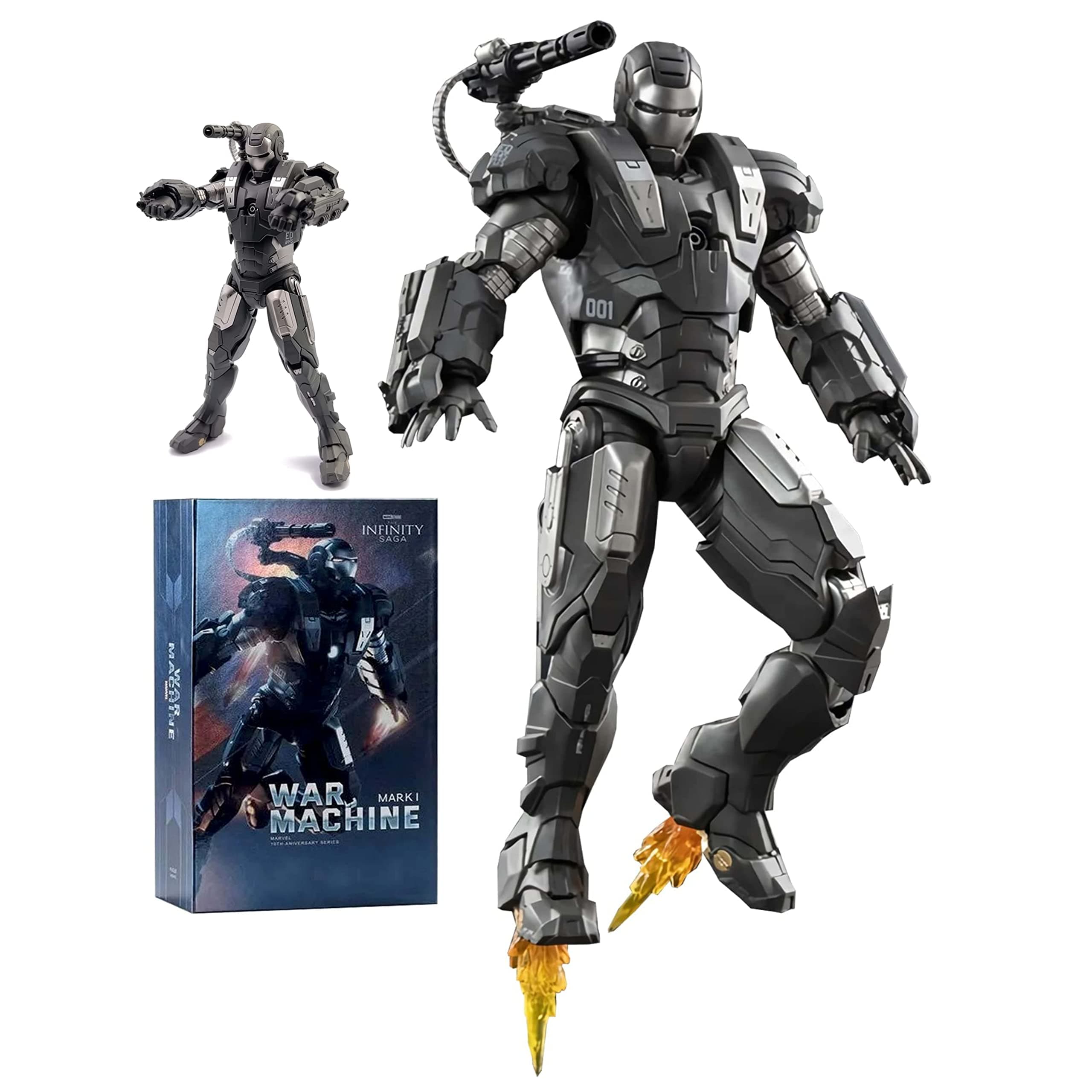 War Machine Mark1 Action Figure-2022 New Released 7 Inch Deluxe Painting Exquisite Collection Movable Model Toys (War Machine Mark1)