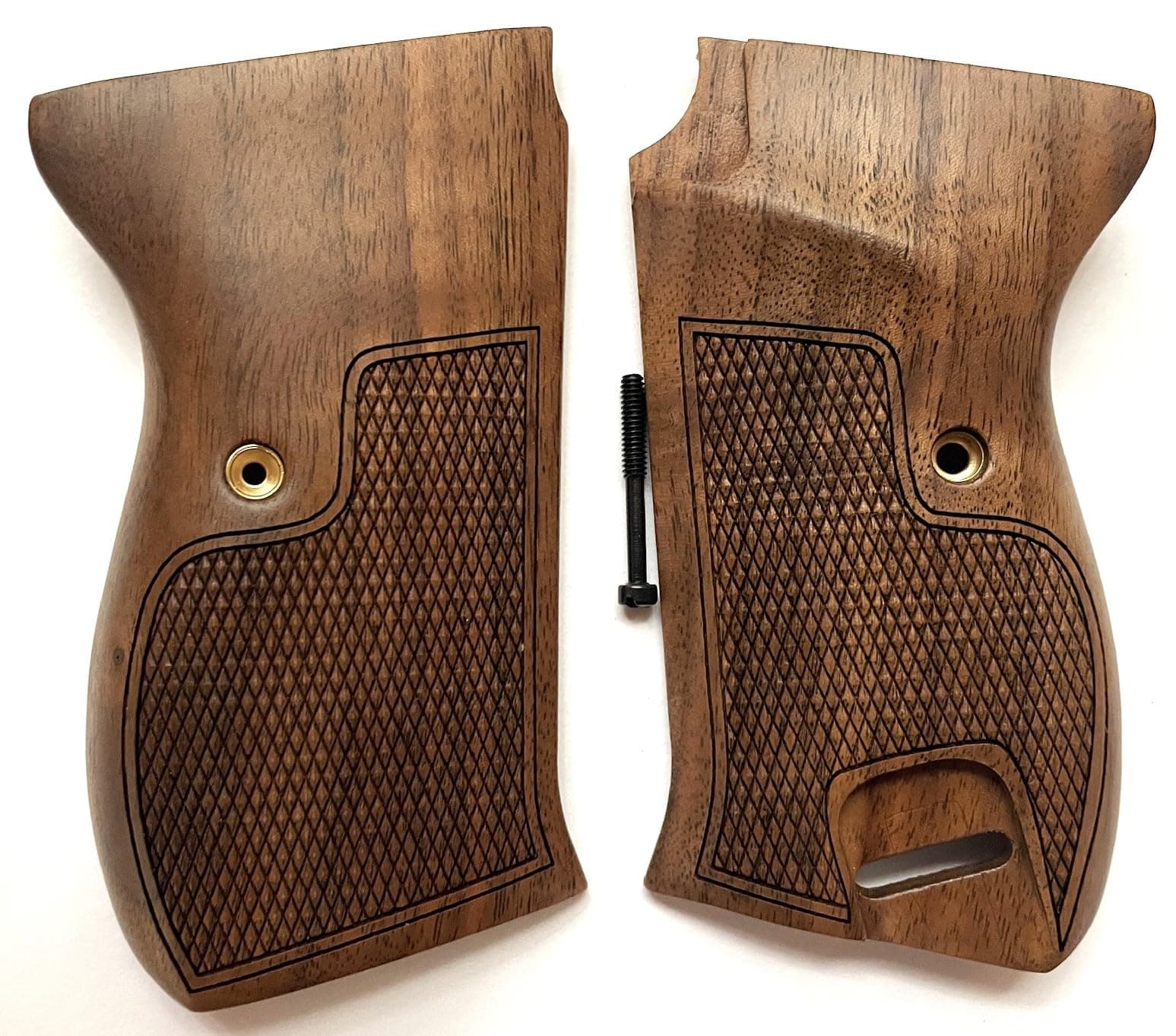 Walther P38 Grips / P1 Grips. Cut Checkered.