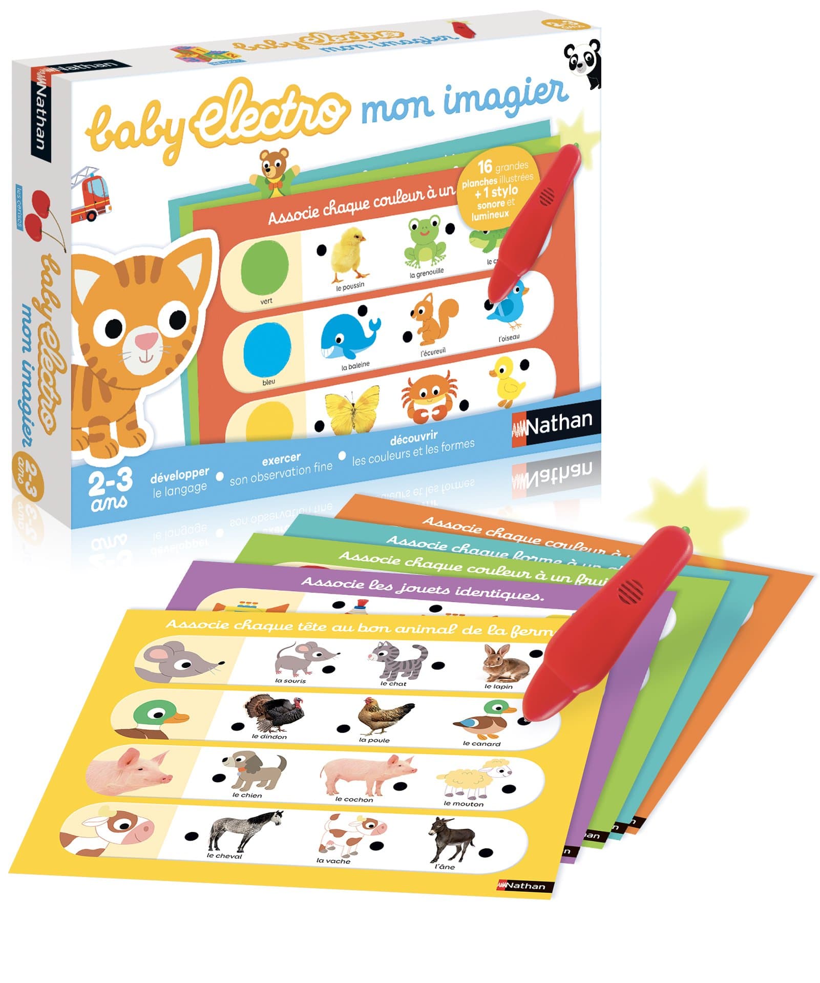 Nathan Baby Electro Electronic Imaging Game for Children Aged 2 and Above