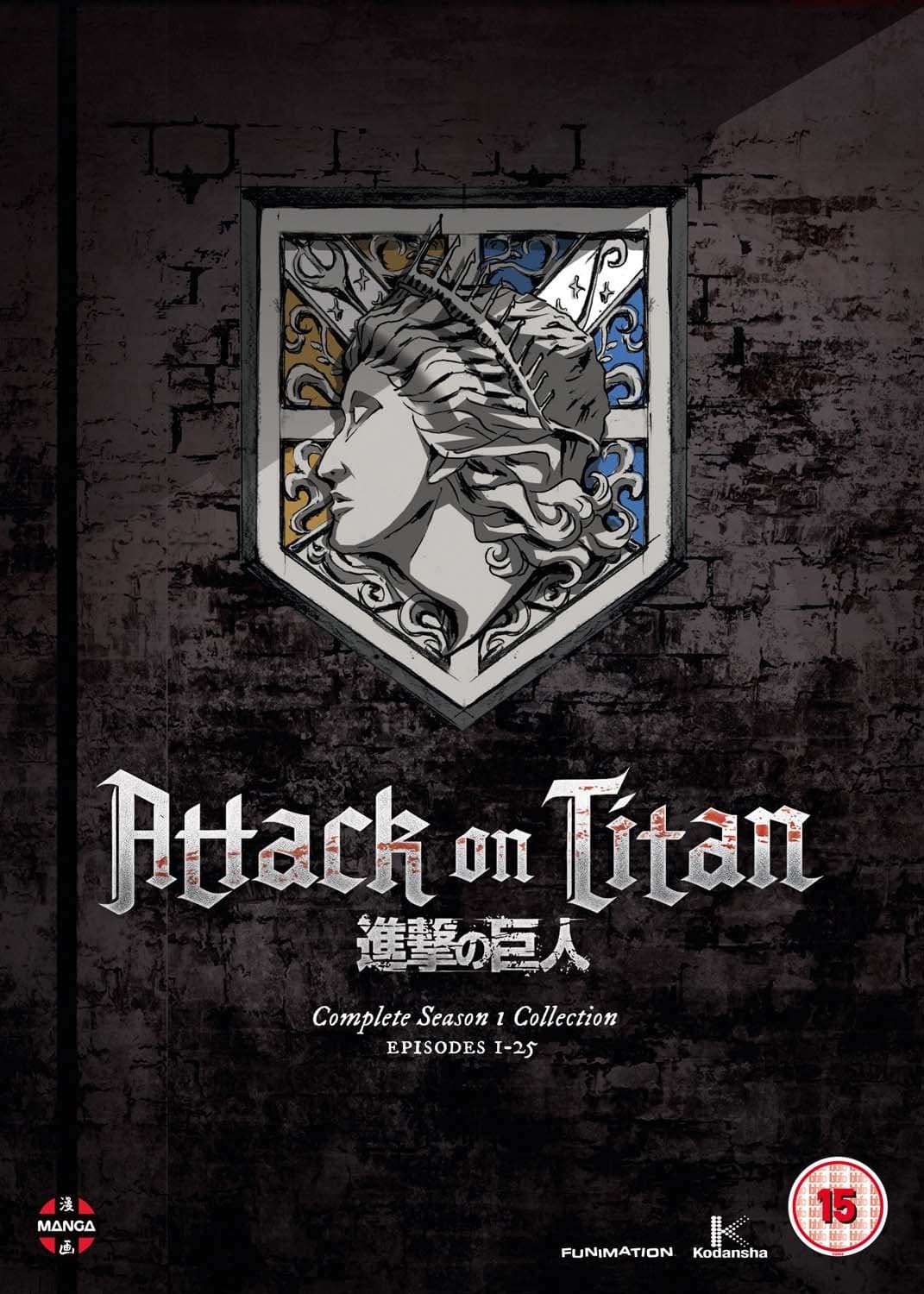 Attack On Titan: Complete Season One Collection Region2 Requires a Multi Region Player