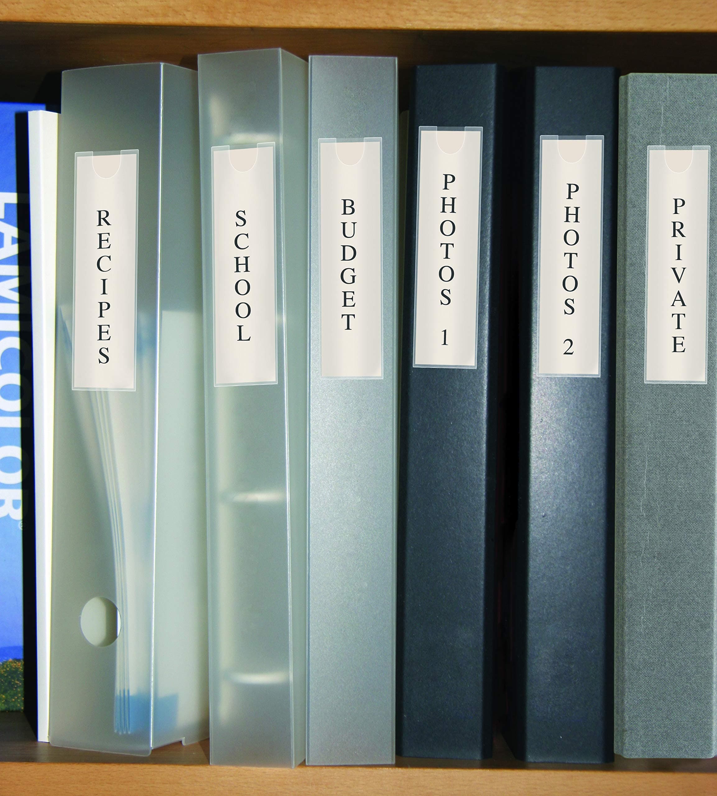 Pelltech - Label Holders 55x102mm Pack of 6