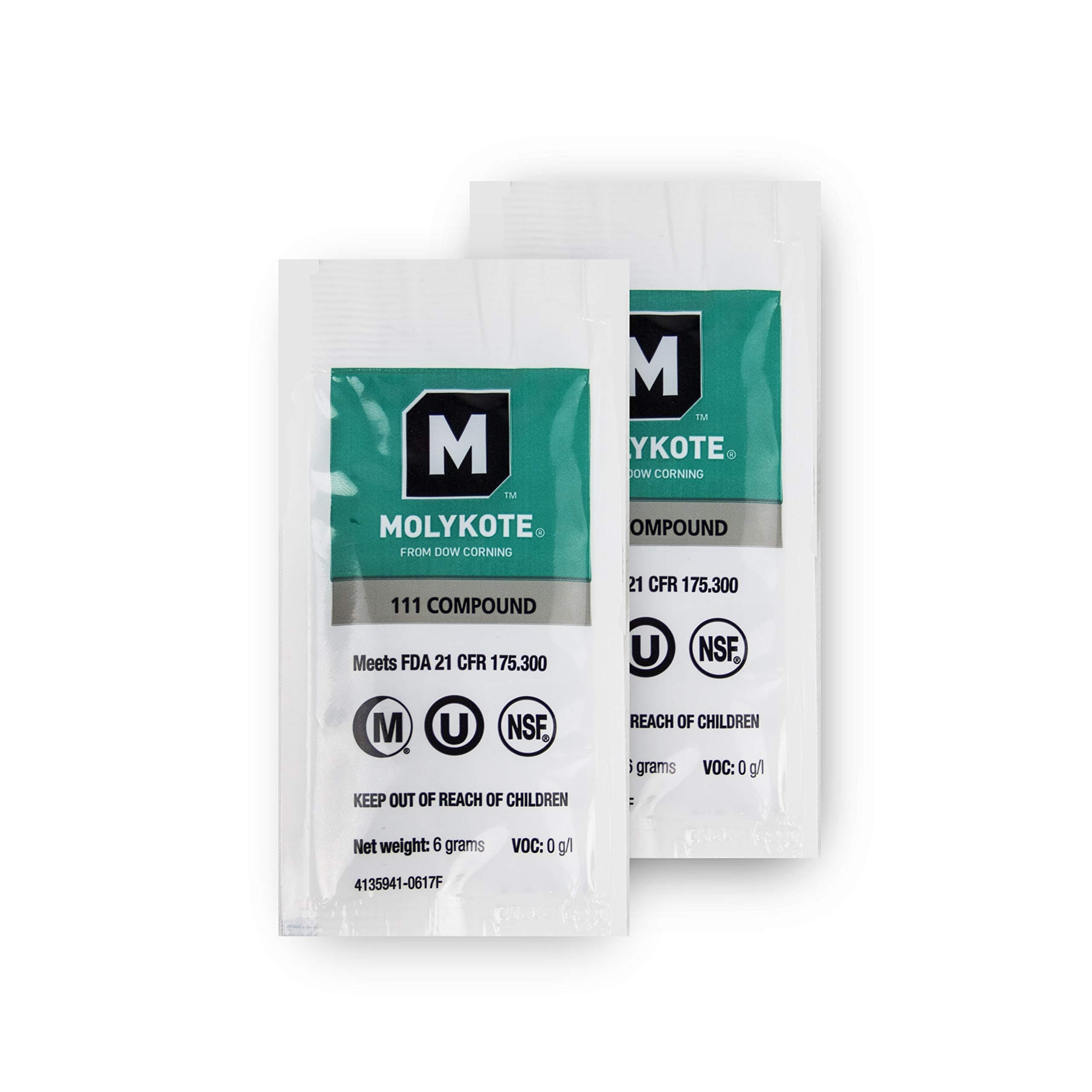 Systems Dow Corning Molykote 111 Food Grade Lubricant Compound - 6 grams 2 Packs