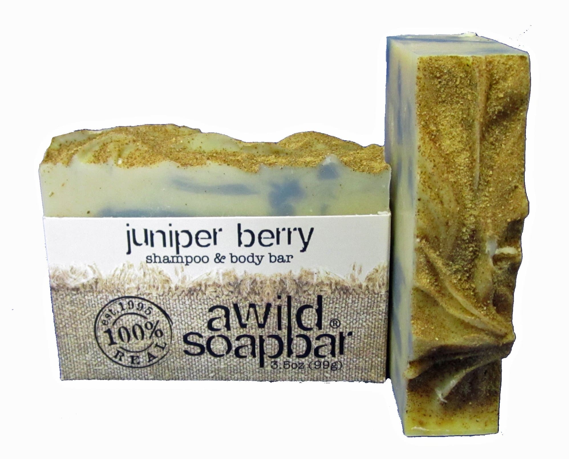 A Wild Soap Bar Juniper Berry Shampoo and Body Soap