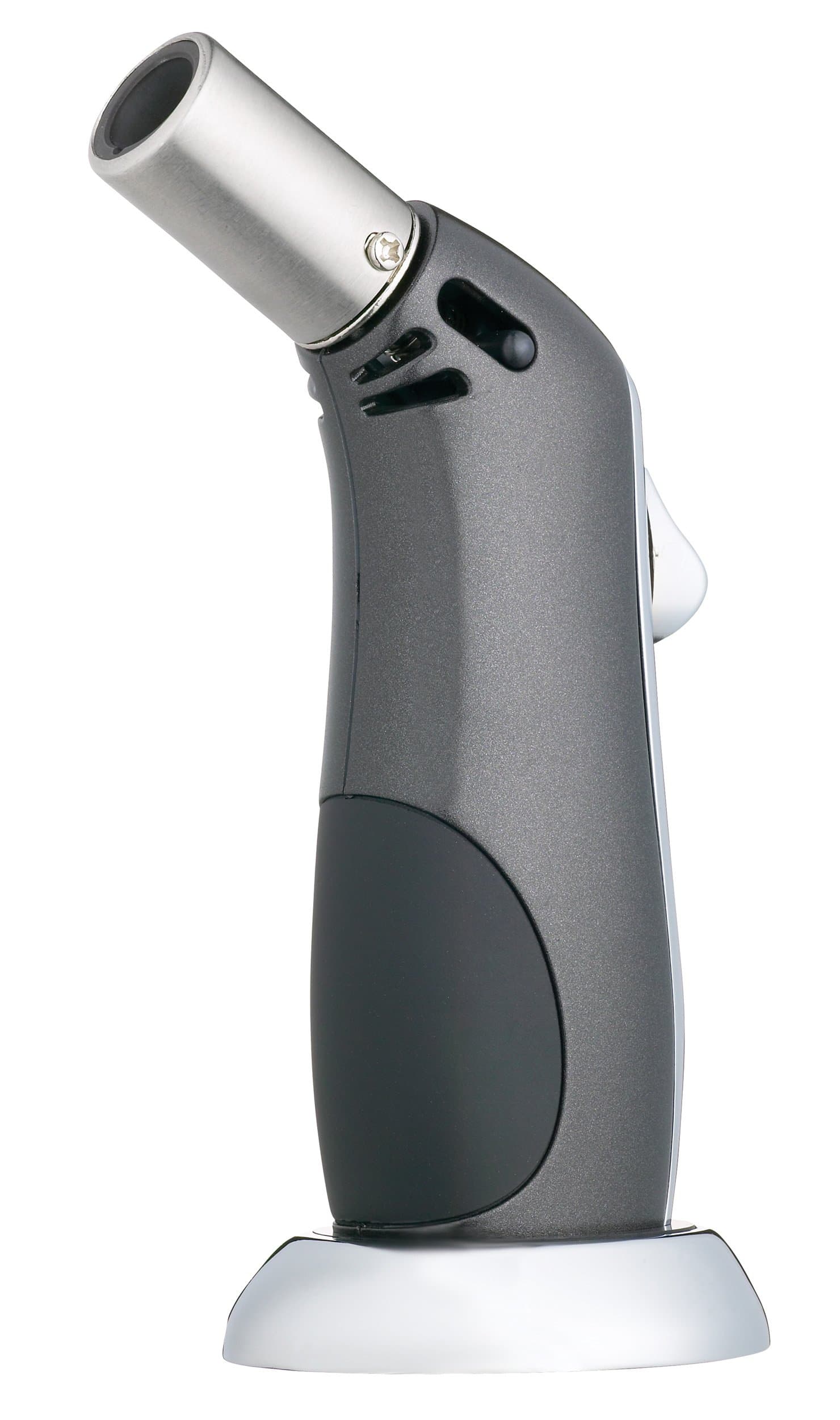 KitchenCraft MasterClass Deluxe Kitchen Gas Cooking Blow Torch, Black