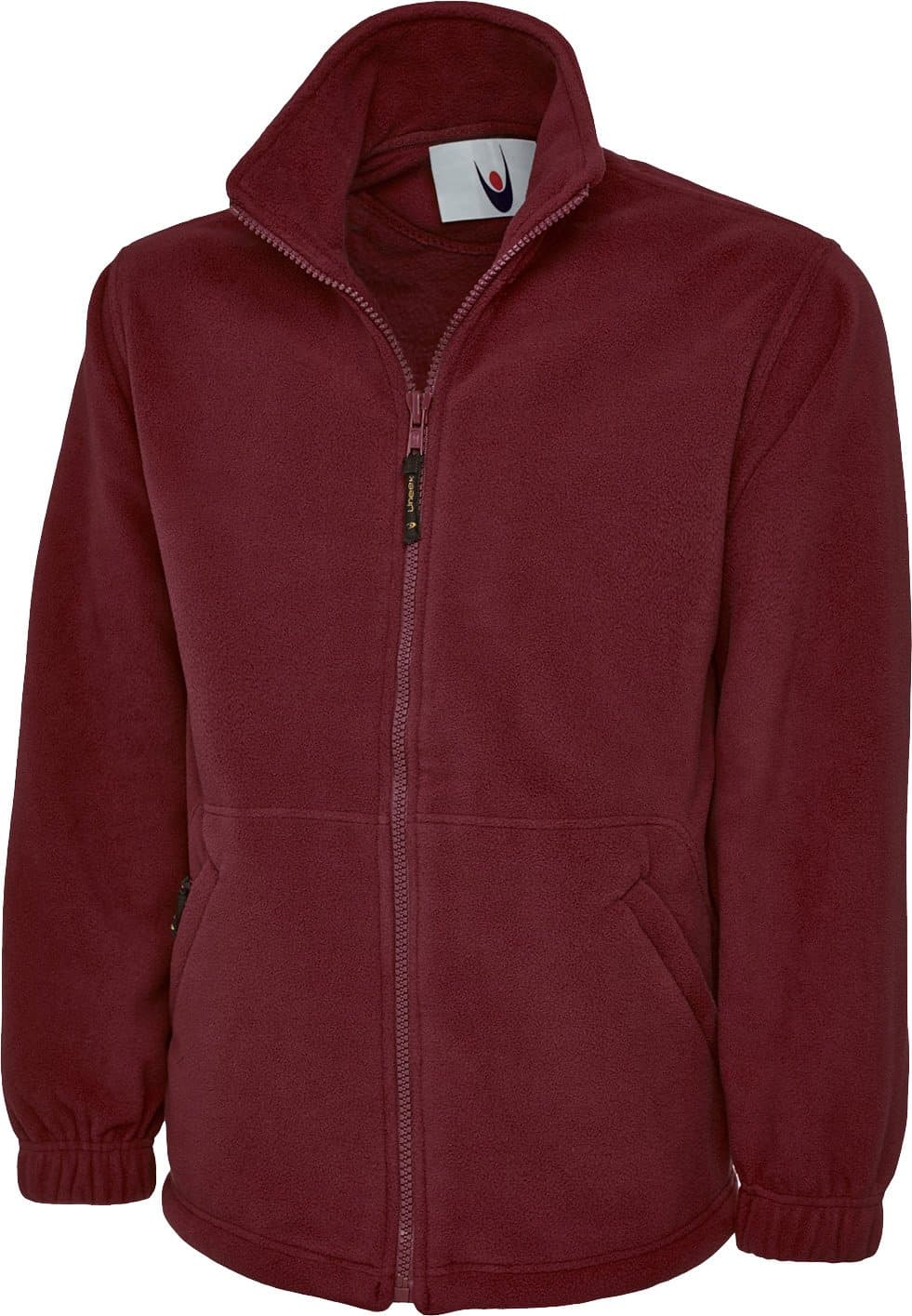 Uneek Uc604 Classic Full Zip Micro Fleece Jacket Maroon L
