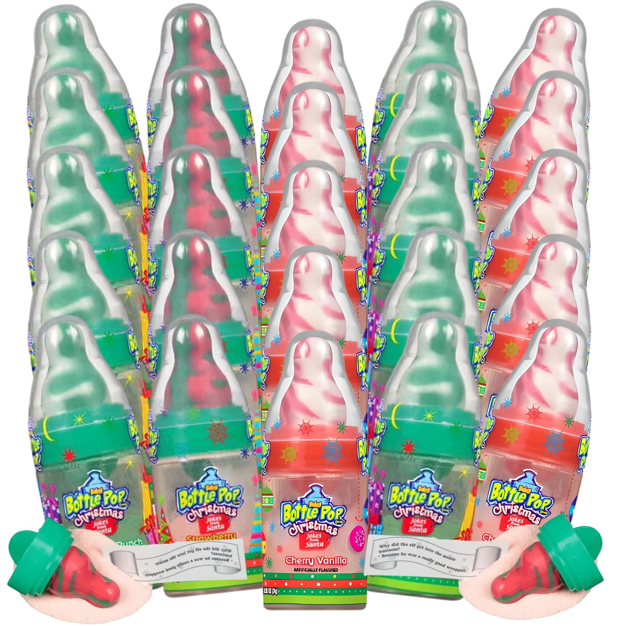 Topps Holiday Baby Bottle Pops 20ct