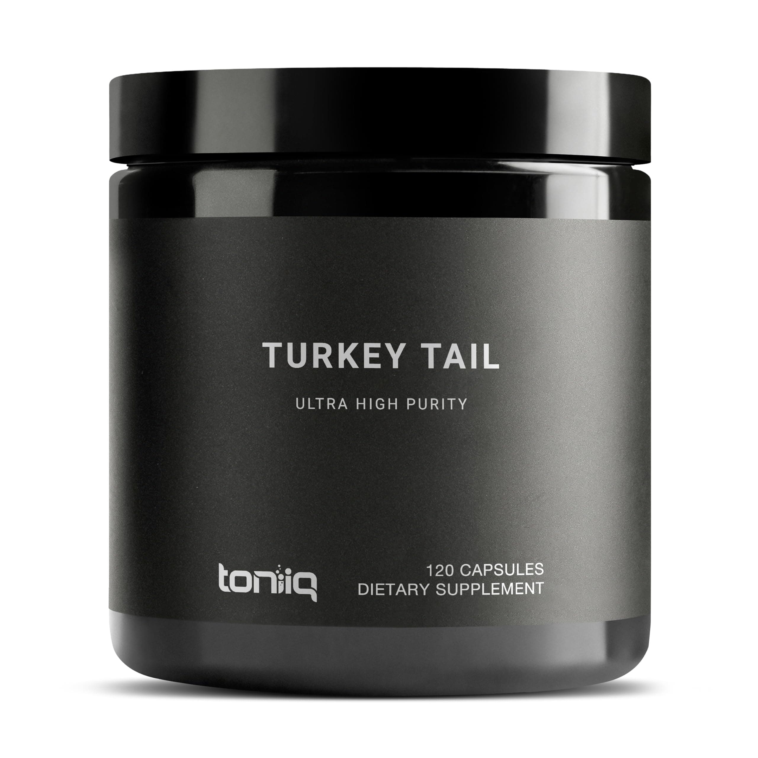 Turkey Tail Mushroom Capsules - Ultra High Potency with 20% Beta Glucans - Highly Concentrated - Third-Party Lab Tested - 120 Capsules