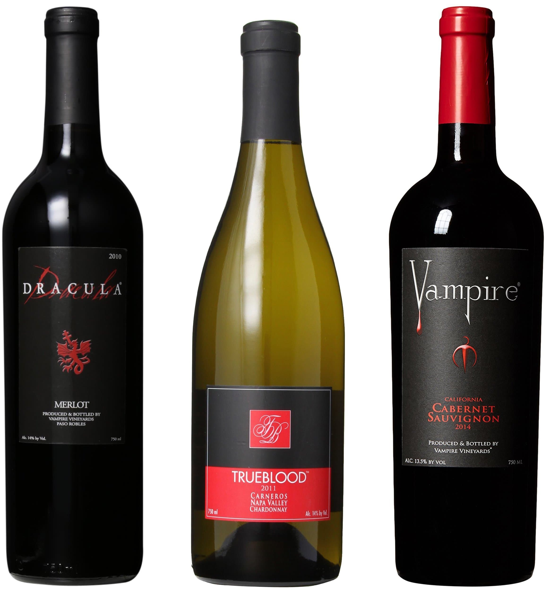 Vampire Vineyards Vampire Variety Mixed Pack, 3 x 750 mL