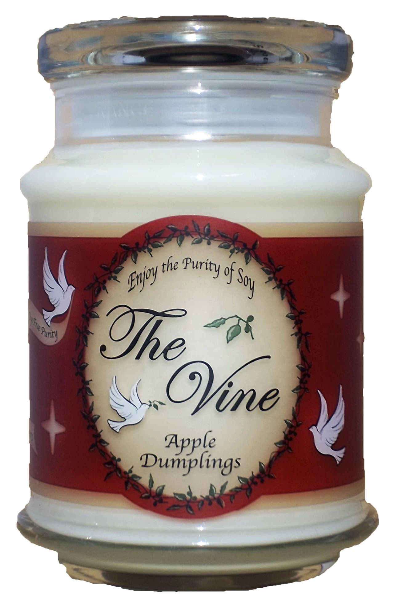 Candle - Jar - Apple Dumpling (Soy) - 1 John 2:17 (12 Oz)