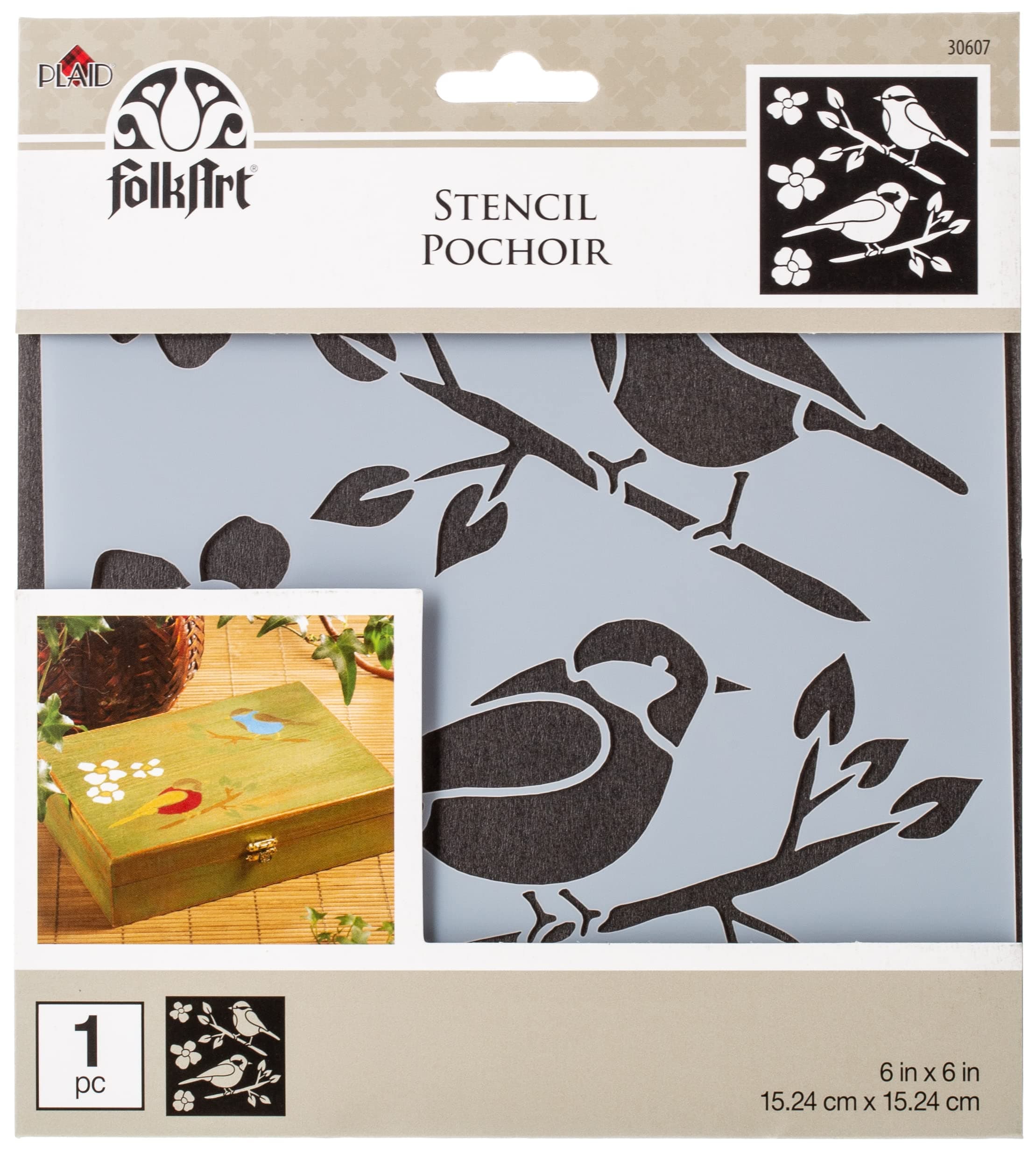 FolkArt Painting Stencil, 30607 Birds
