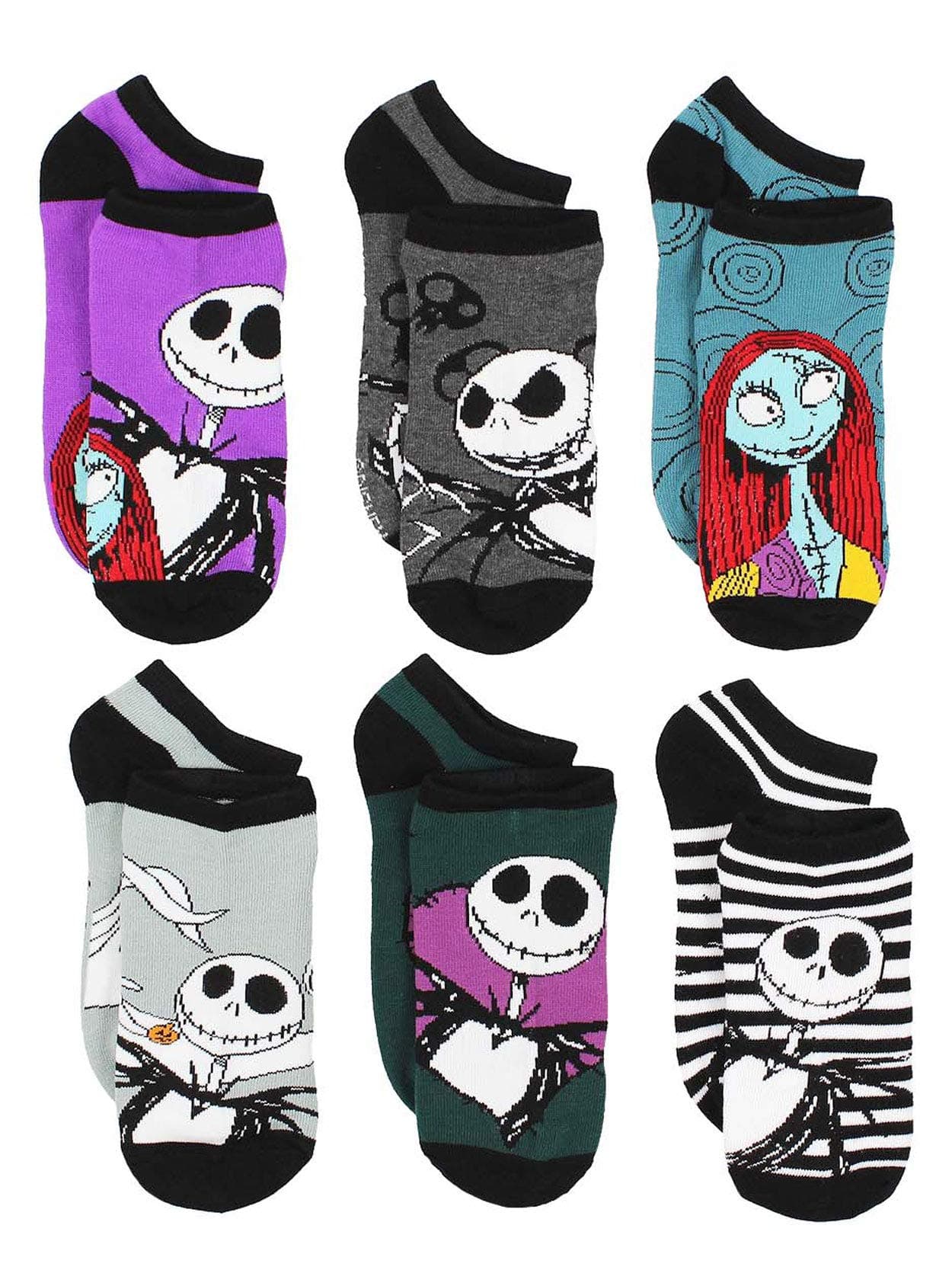 The Nightmare Before Christmas Womens Socks 3 Pack Gift Boxed