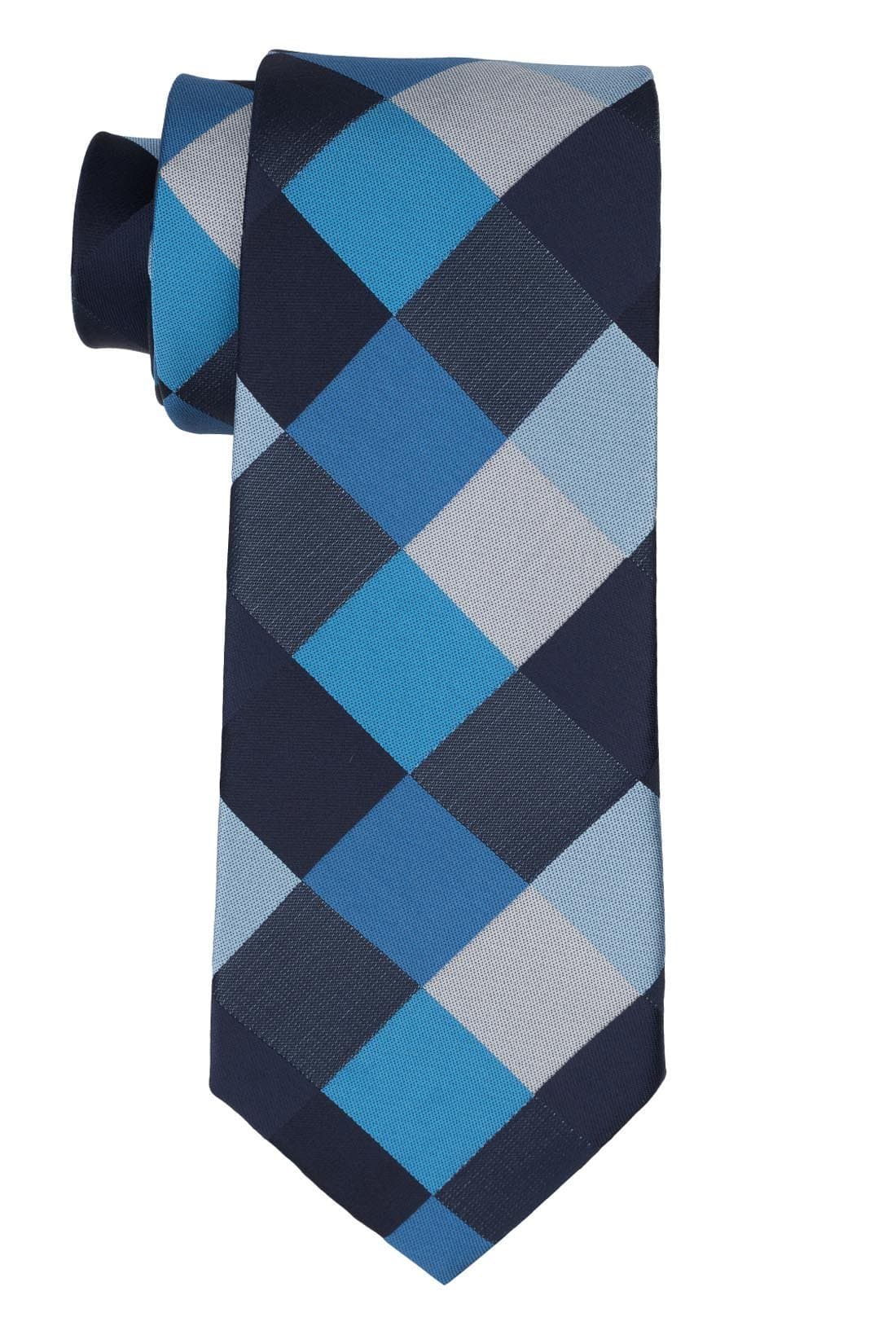 - Premium Asteria Checkered Silk Necktie for Men