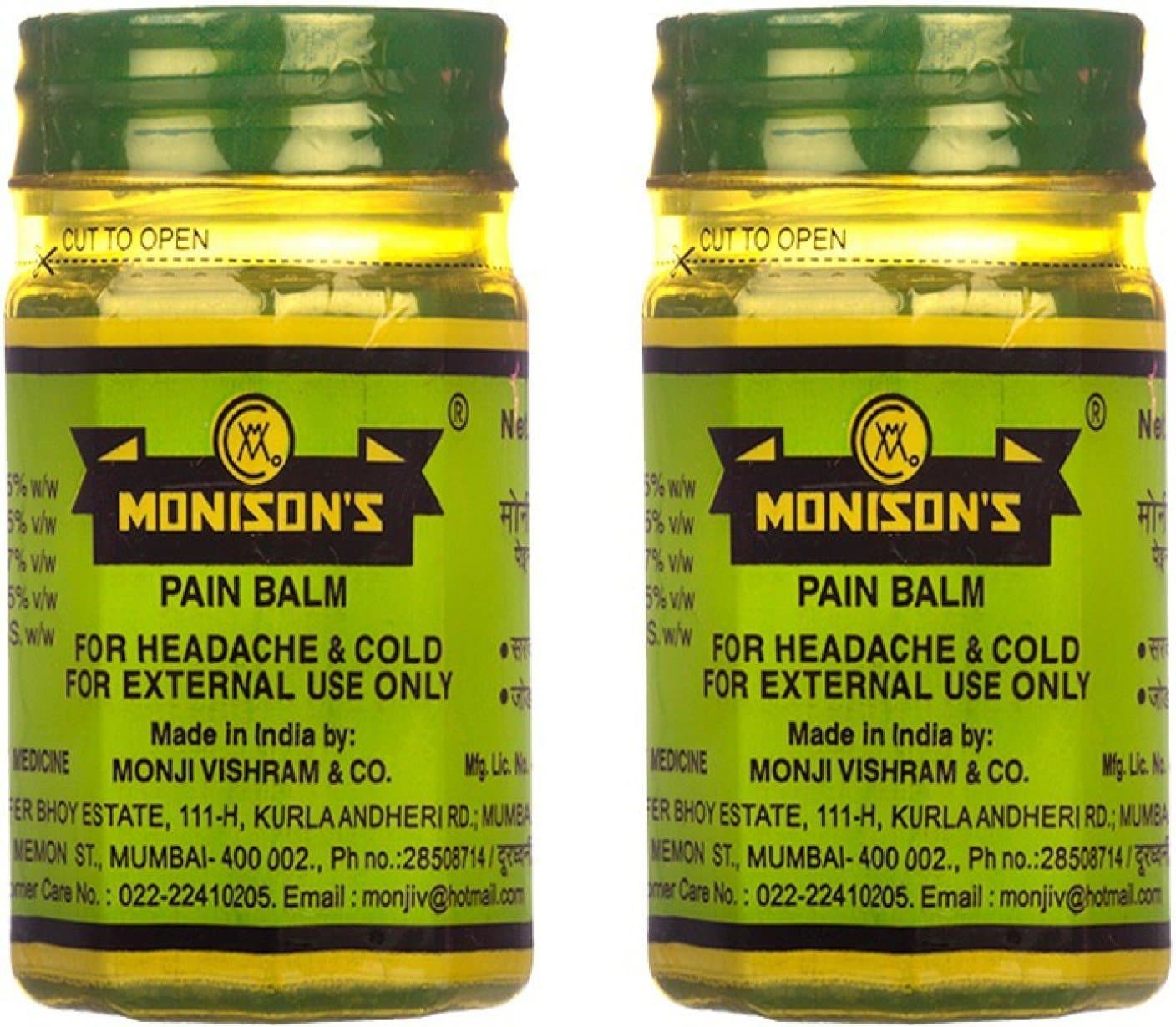 Monison Pain Balm 100 g (Pack of 3)