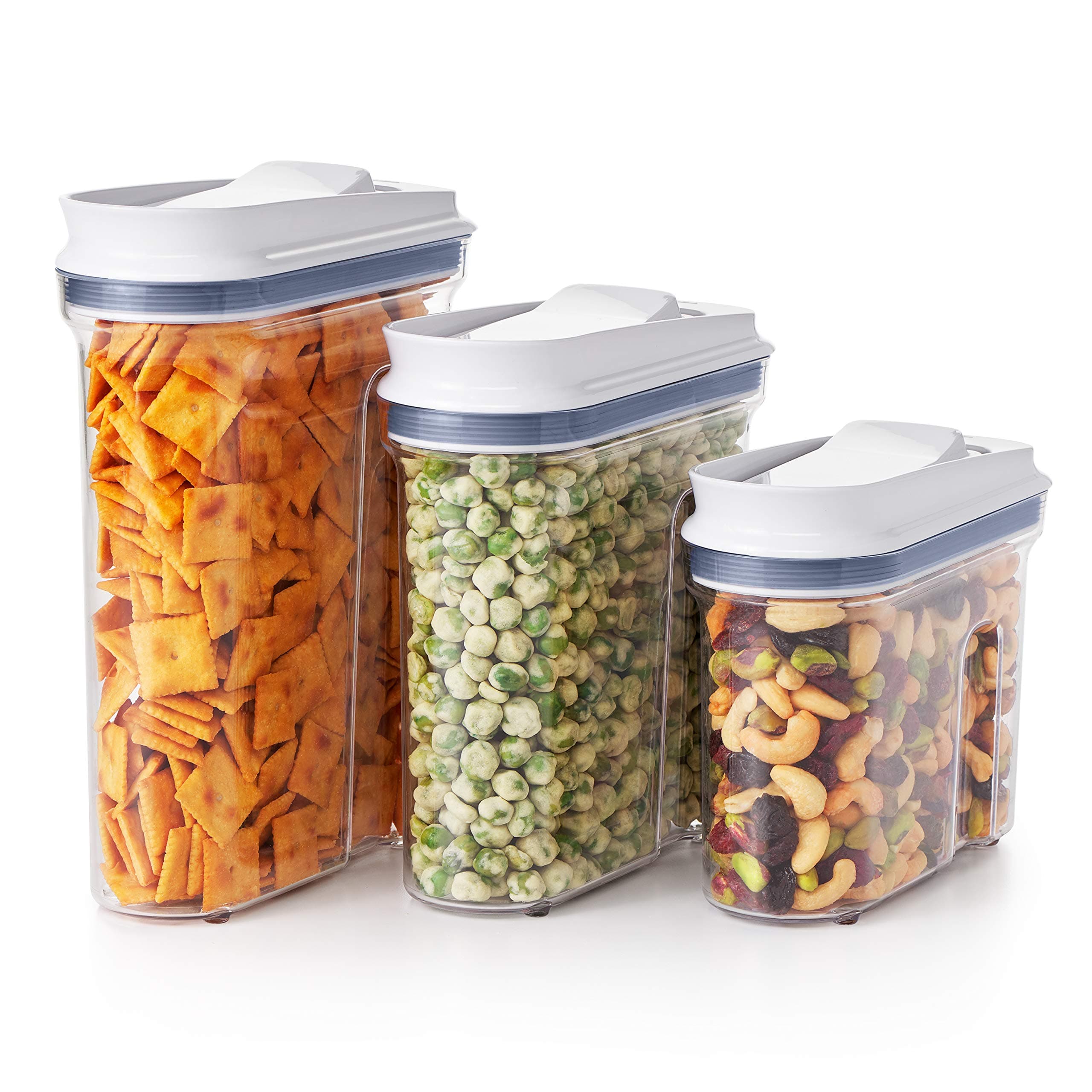 OXO Good Grips Mini All Purpose Dispenser Set - 3 Pack,Clear,3 Piece Mini Set