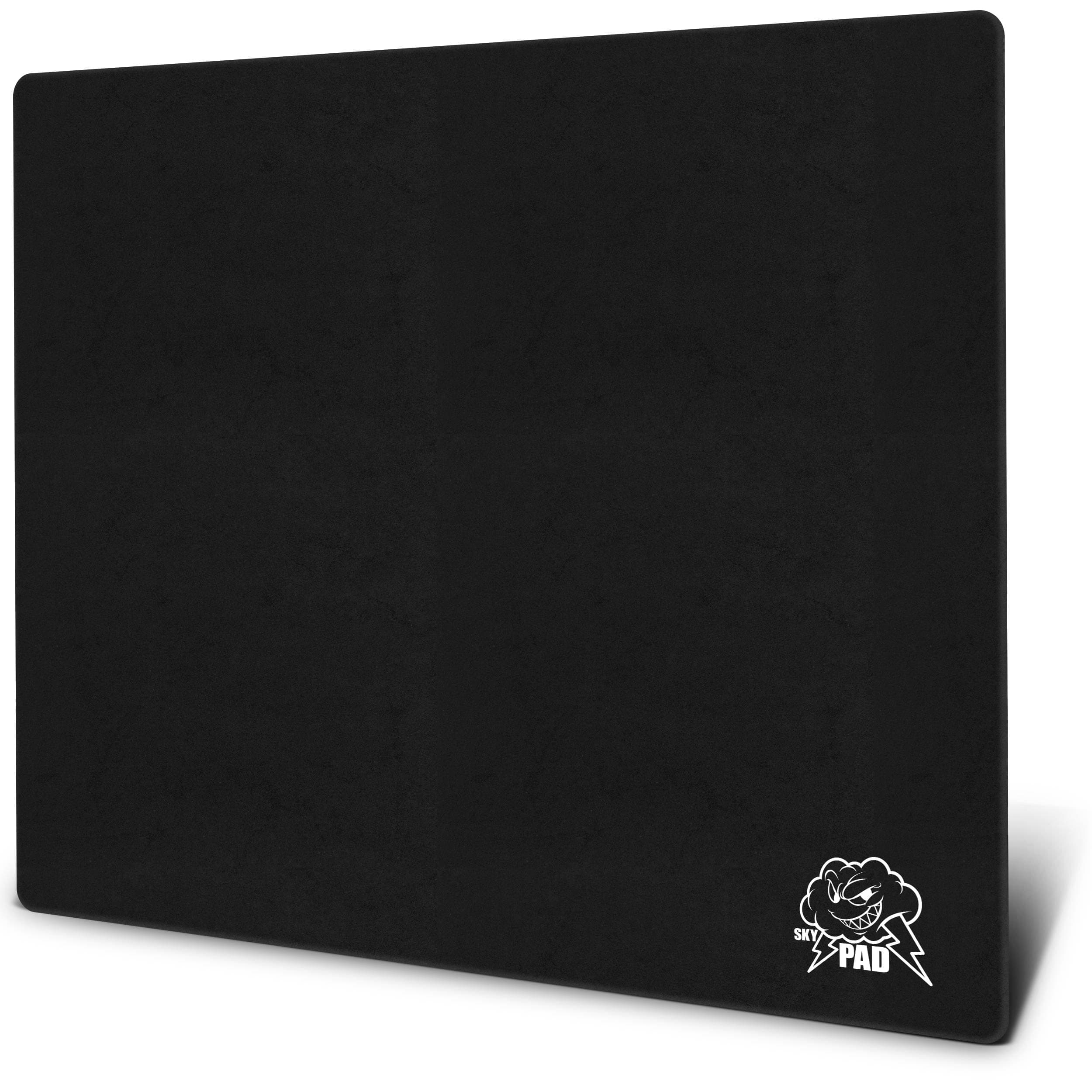 SkyPAD Glas 3.0 XL Gaming Mouse Mat with Cloud Logo Professional Large Mouse Mat 400 x 500 mm Black Special Glass Surface with Improved Precision and Speed