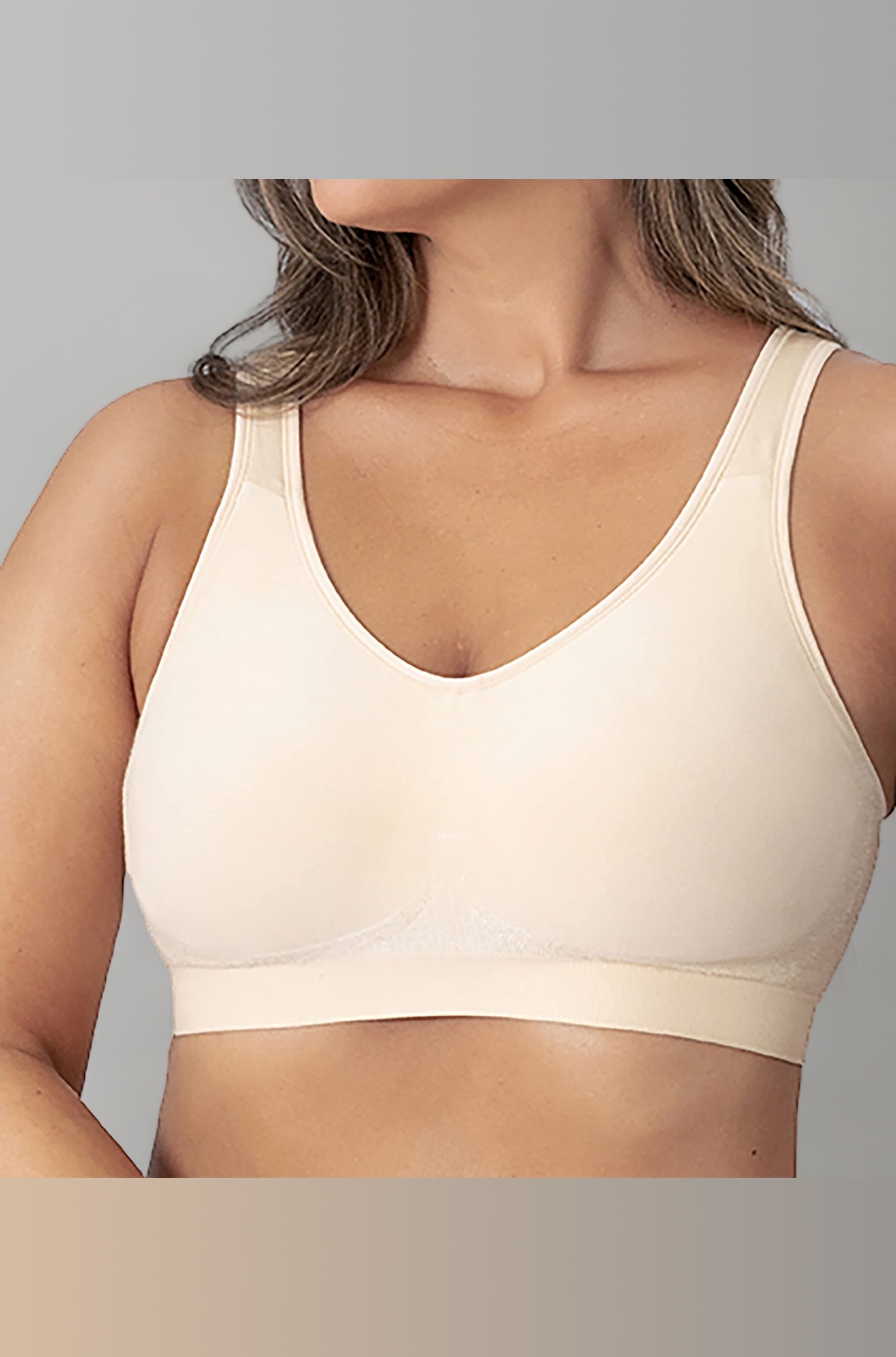 SHAPERMINT Compression Wirefree High Support Bra for Women Small to Plus Size Everyday Wear, Exercise and Offers Back Support