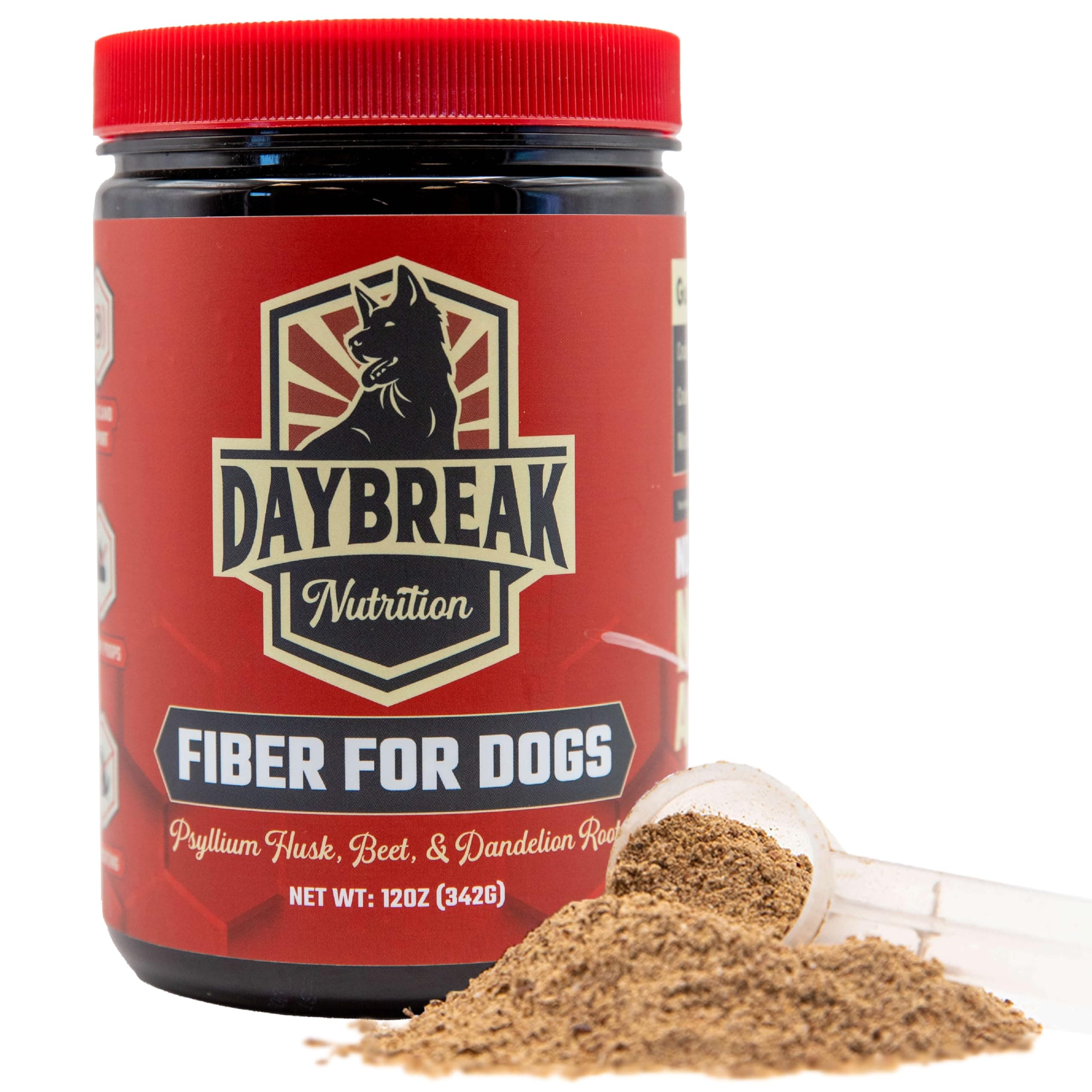 Fiber for Dogs Psyllium Husk, Beet Root, Dandelion Root, and Prebiotics to Aid in Relief from Diarrhea, Constipation, Anal Gland Issues, and Scoots