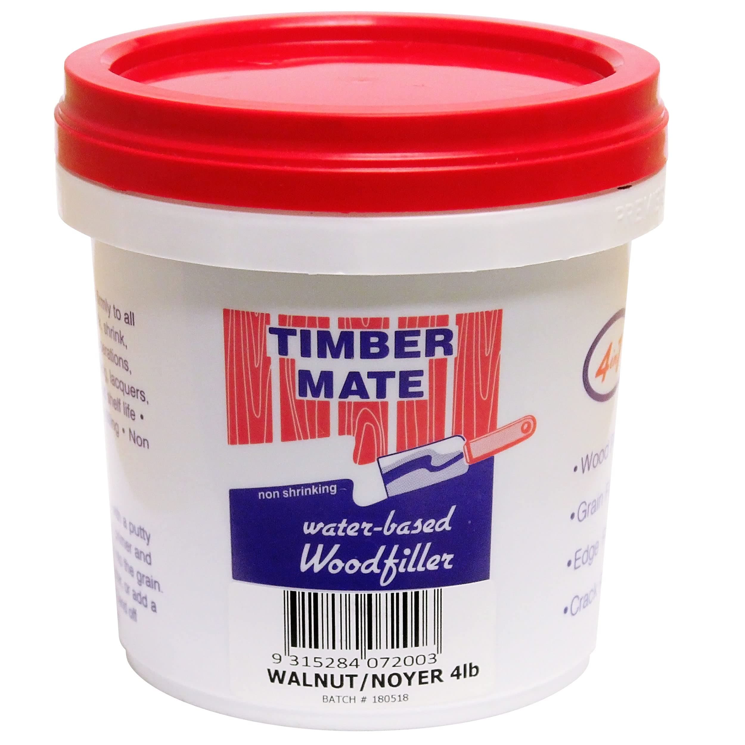 Timber Mate Wood Filler, Walnut, 1 Quart