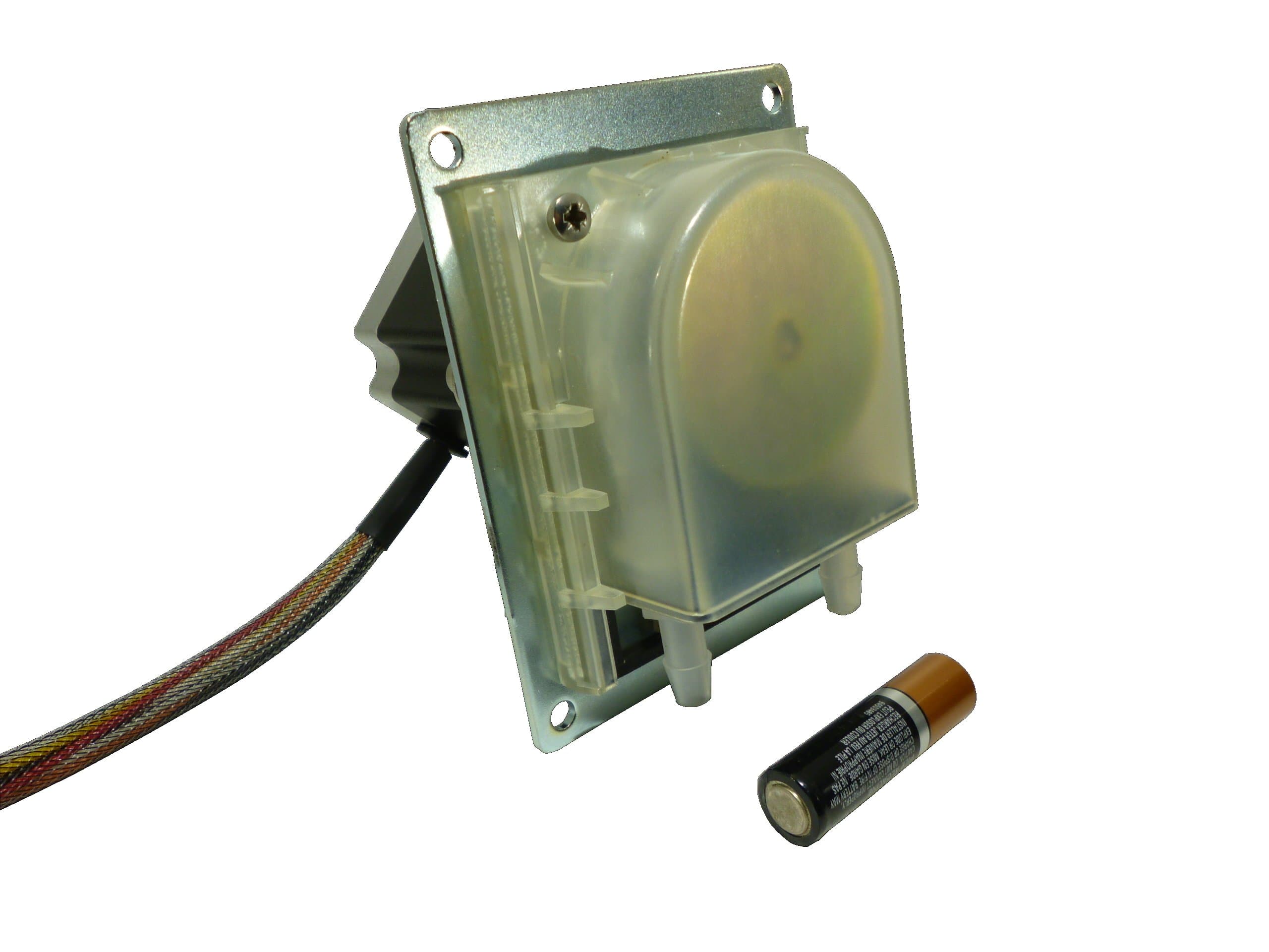 Simply Pumps PMST310V Peristaltic Stepper Motor Self Priming Panel Mount Dosing Dispensing Metering Pump with Viton Tubing, 24 VDC, 500 mL/min