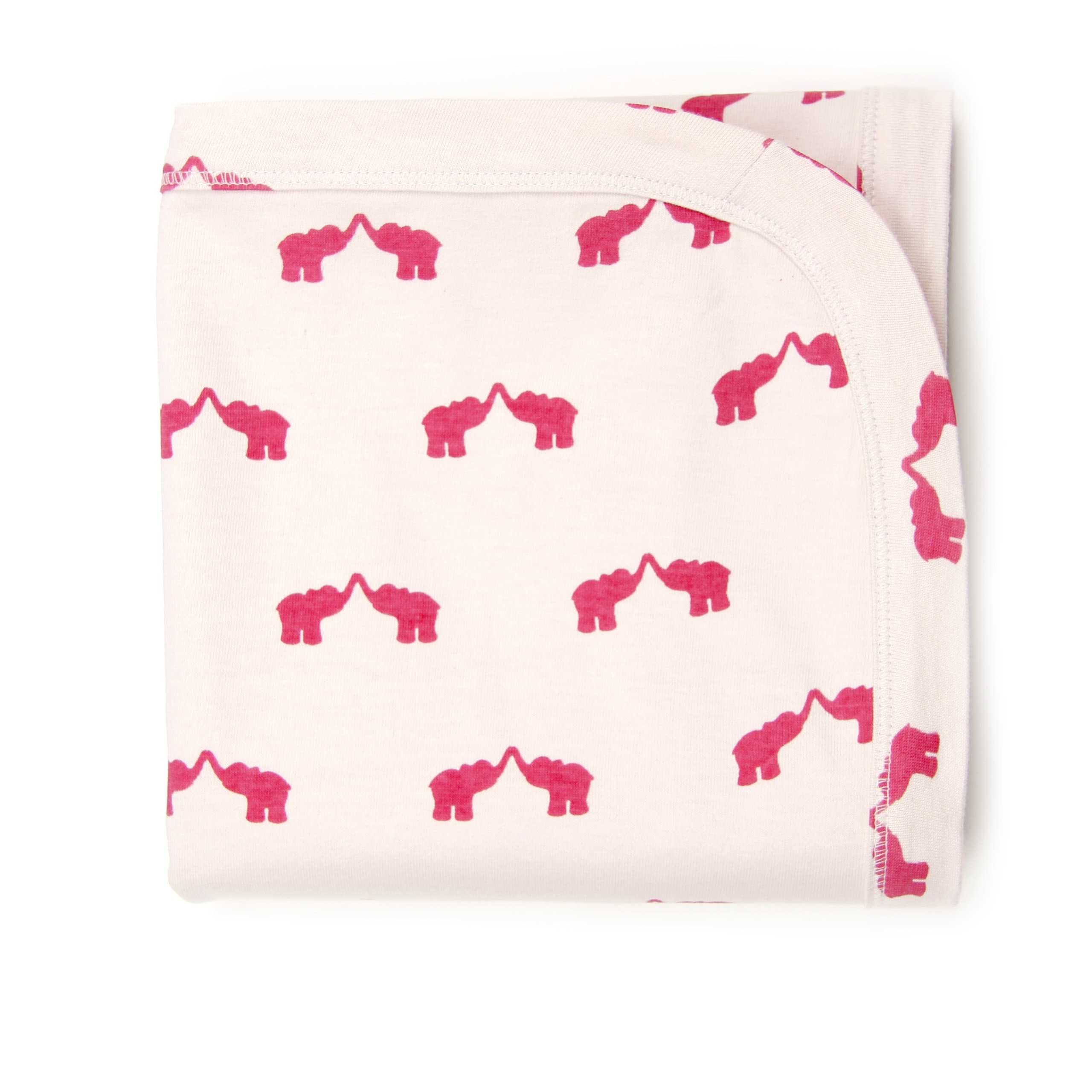 Kate Quinn Organic Receiving Blanket, OneSize (Elephant)