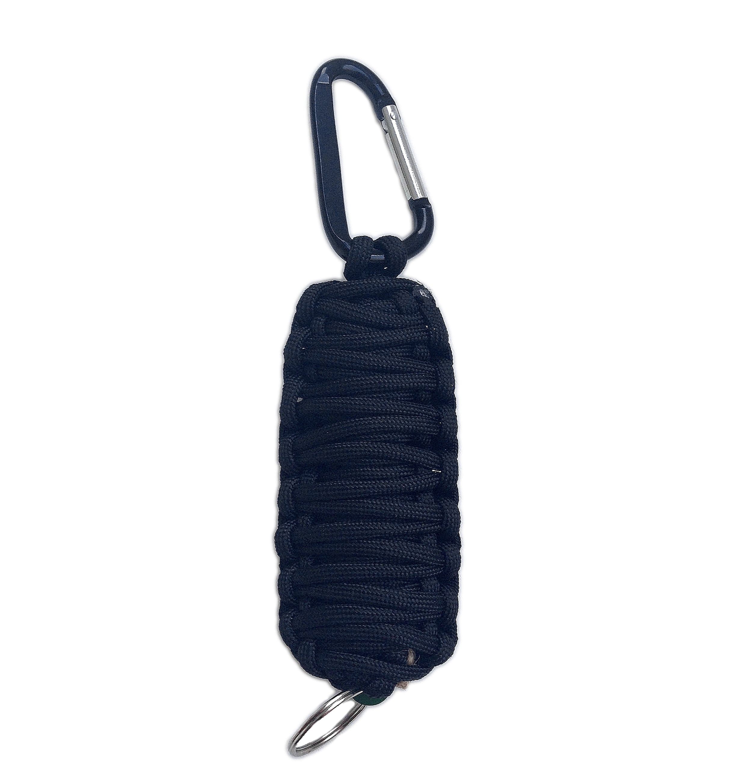 Paracord 550 Survival Grenade- Includes Survival Fire Starter- Survival Kit- Paracord Carabiner Clip