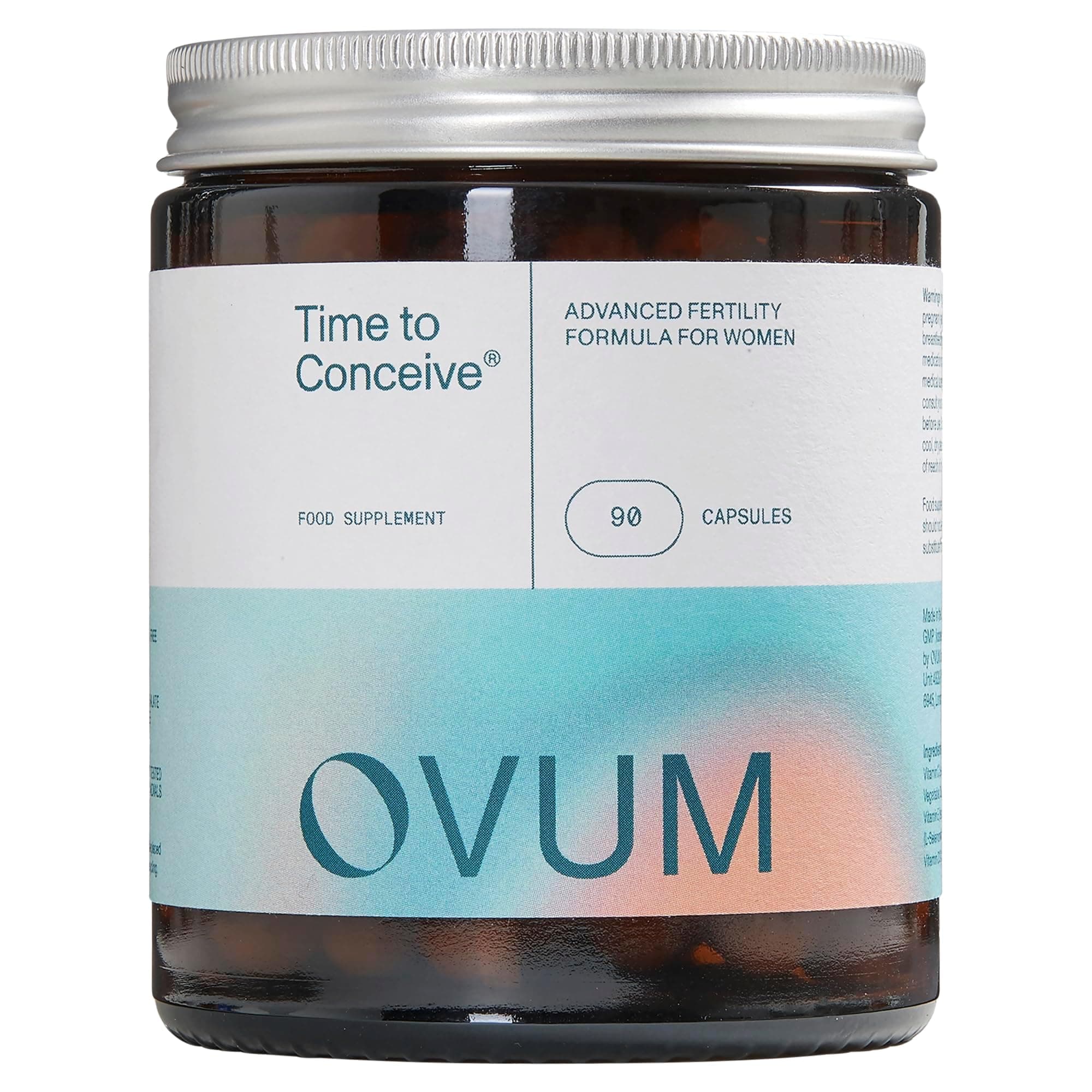 – Time to Conceive® Fertility Supplement with MicroActive® CoQ10 and Methylfolate | Most Scientifically Advanced Supplement for Fertility | 30 Day Supply | Made in the UK