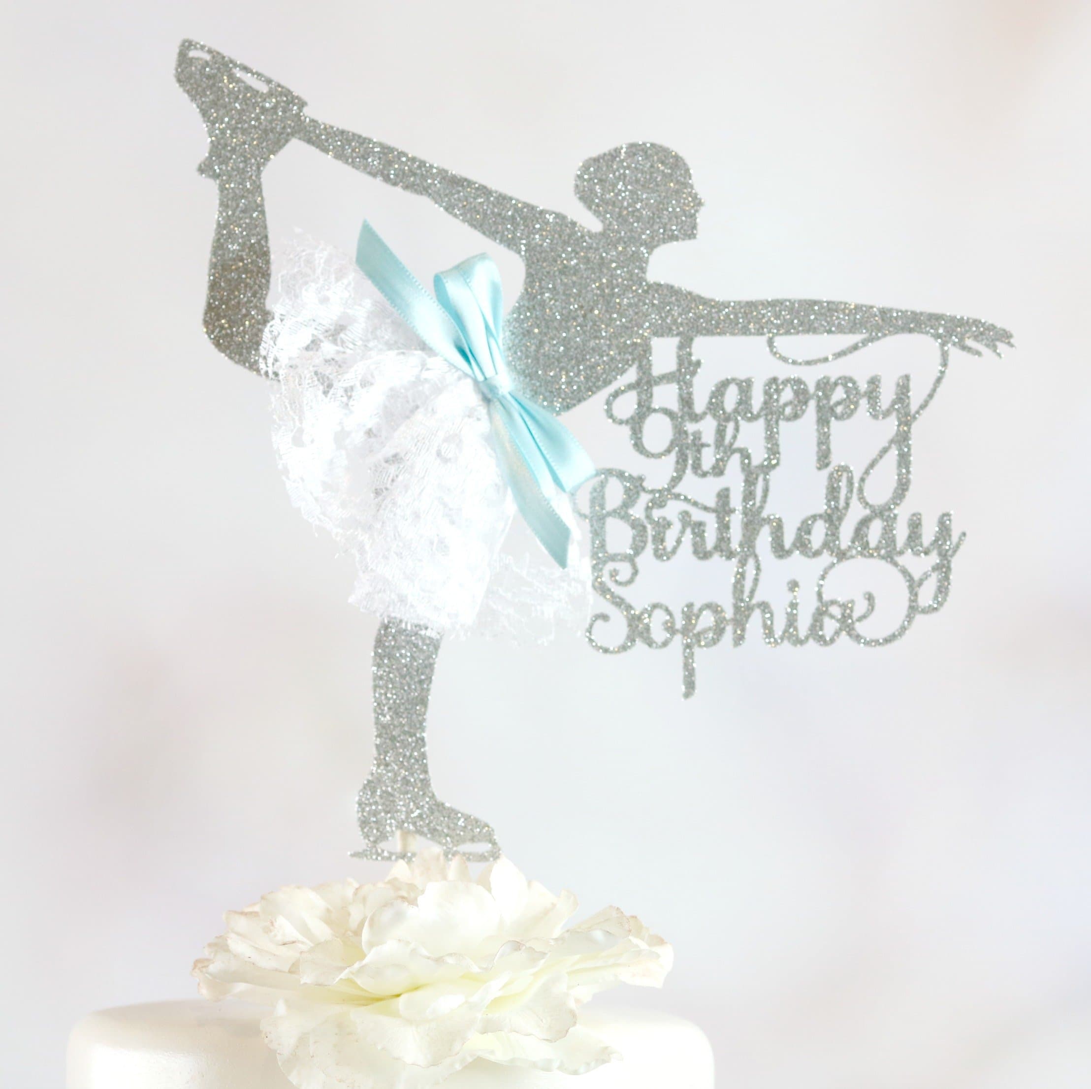 Ice Skater Cake Topper