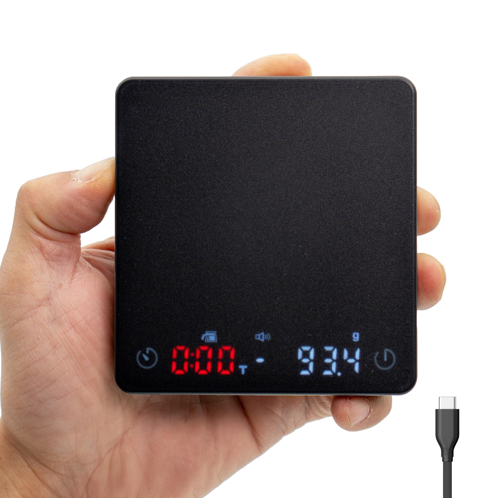 MiiCoffee Nano Coffee Scale with Timer, Auto Tare Espresso Scale, Touch Sensor and Silicone Case